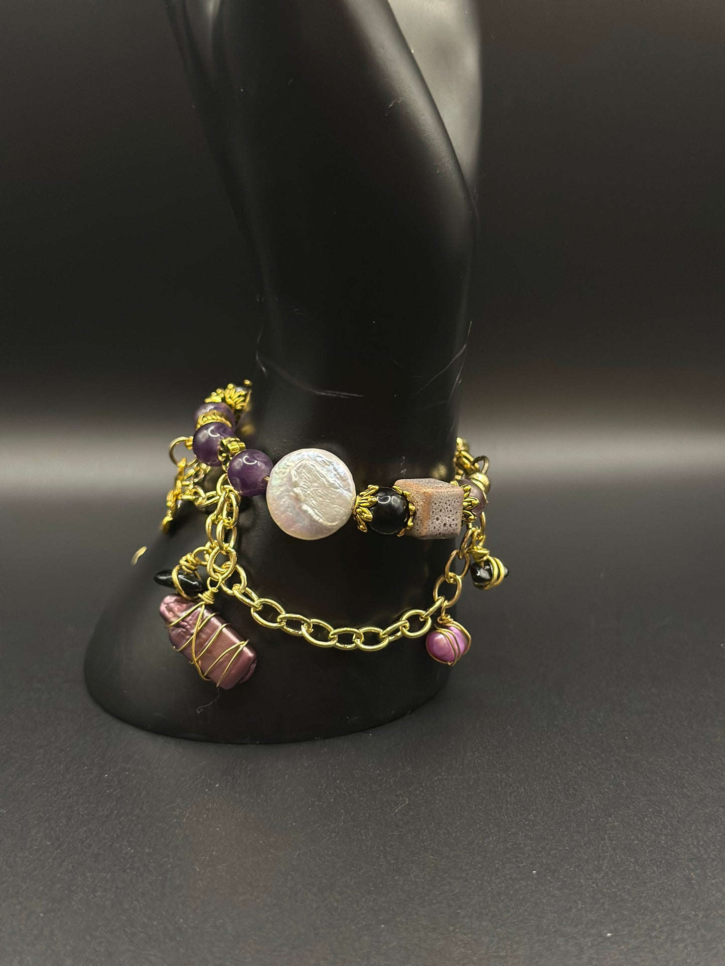 Purple & Black Pearl