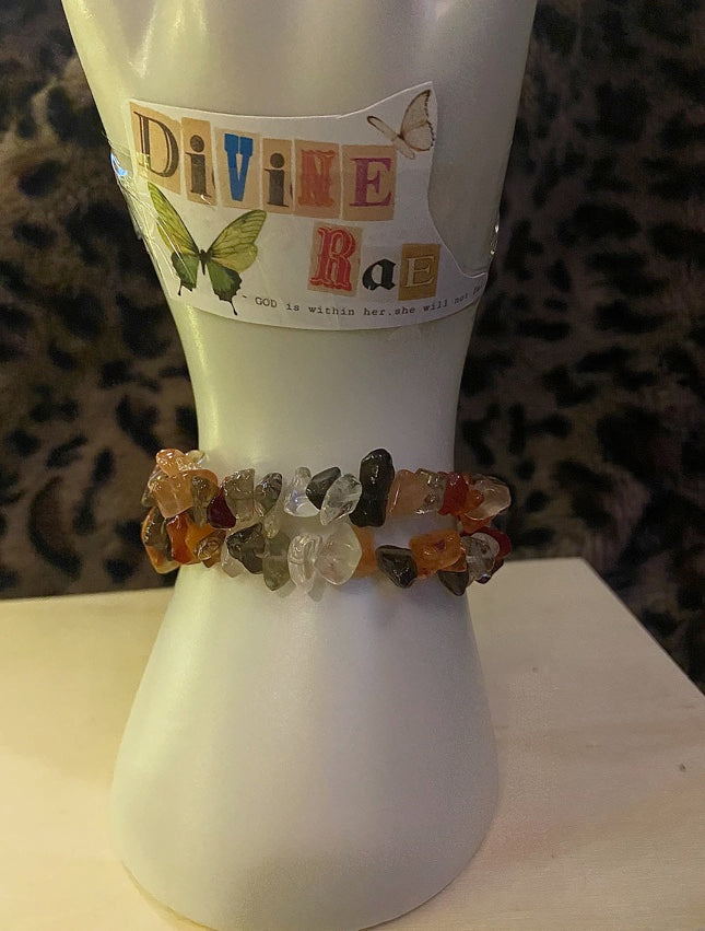 Carnelian MIX Smoky Topaz (Bracelet)