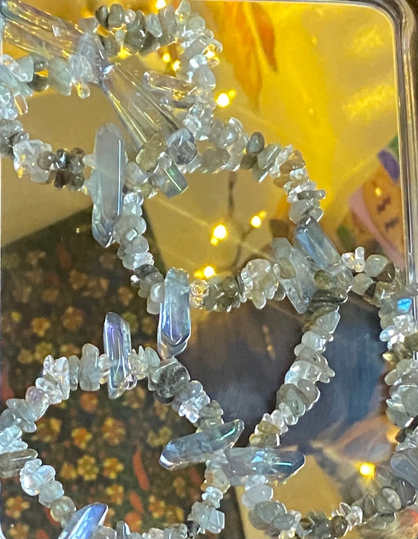 Grey & Titanium Crystal MIX