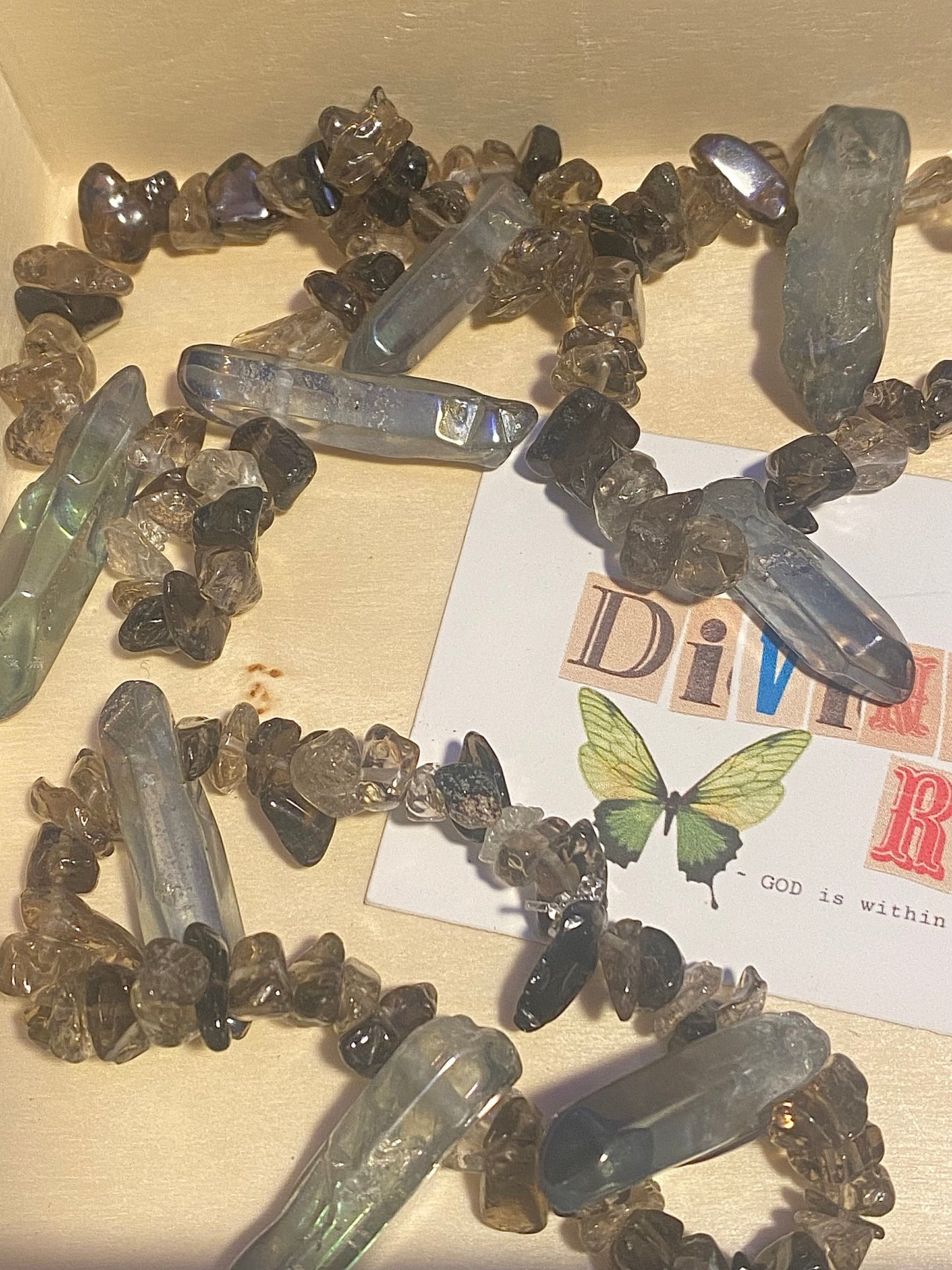 Smoky Topaz W/  Titanium Crystals