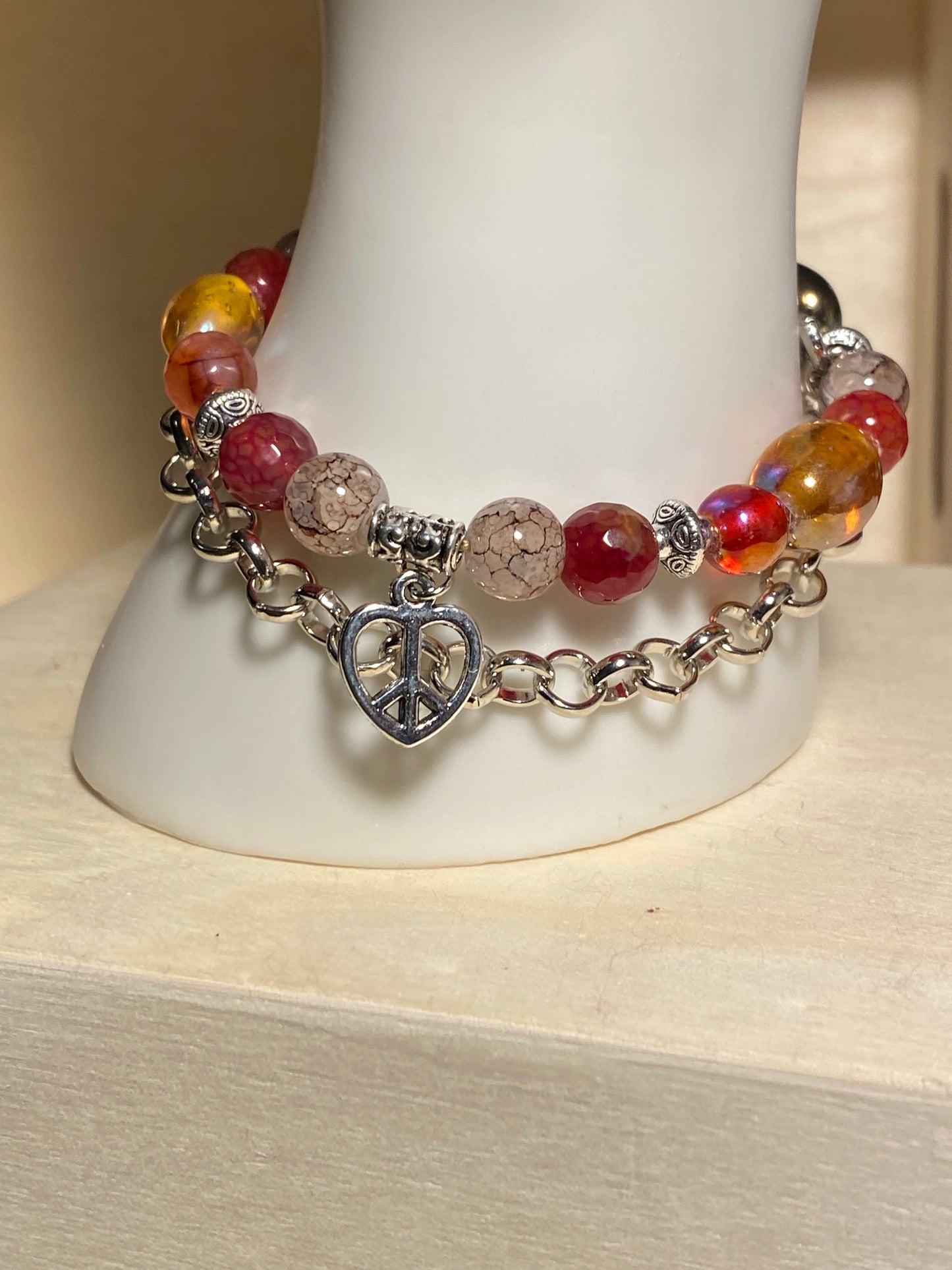 Multi-Color Peace Heart💓☮️