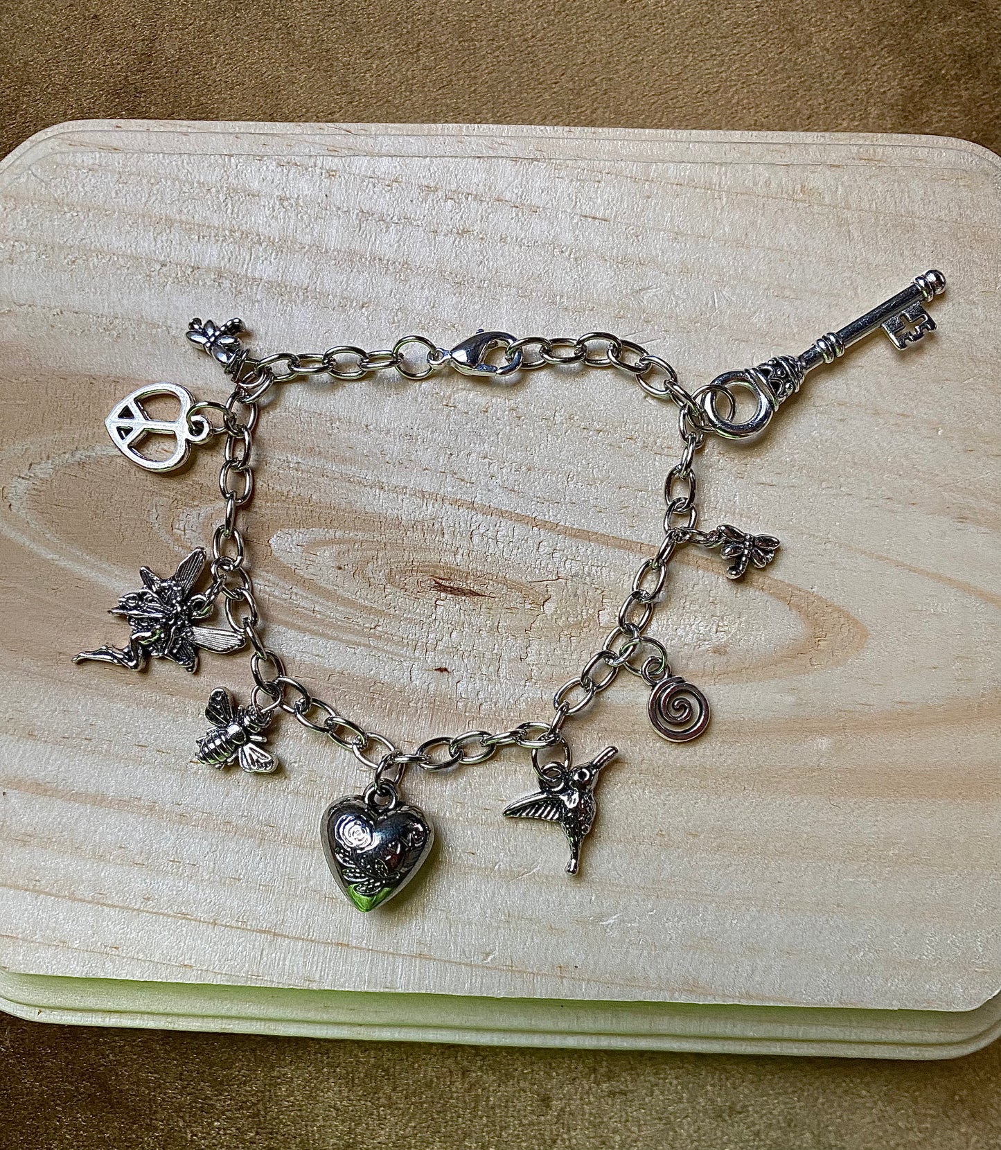 Silver Charm Bracelet