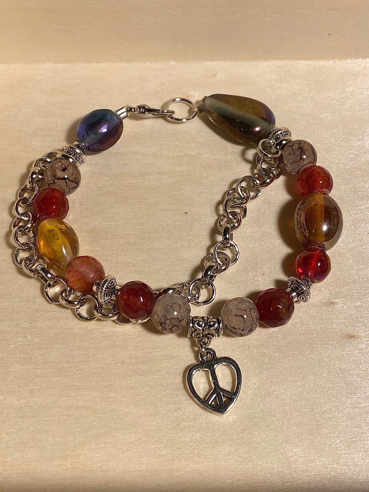 Multi-Color Peace Heart💓☮️