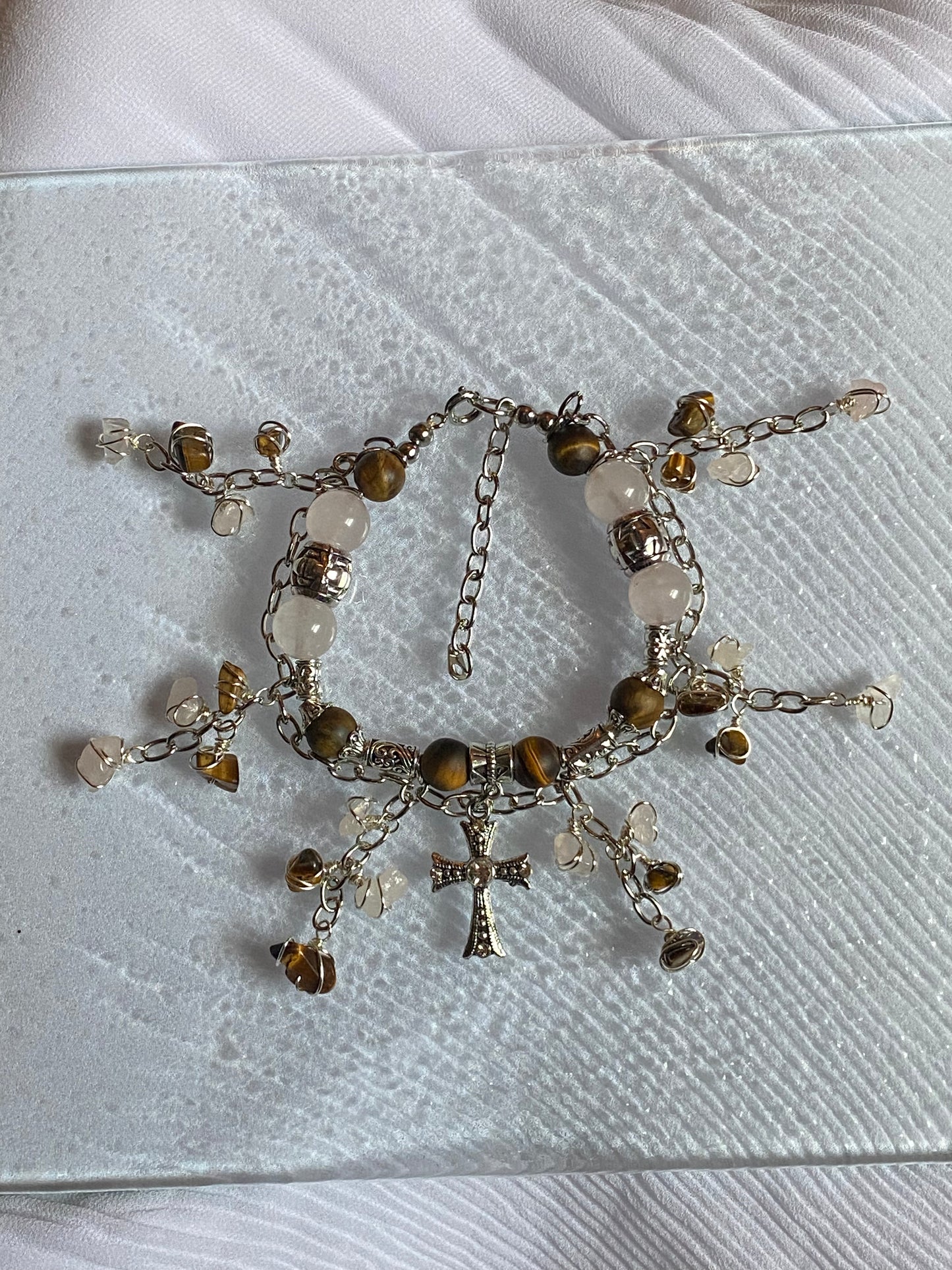 Rose Quartz x Tiger Eye