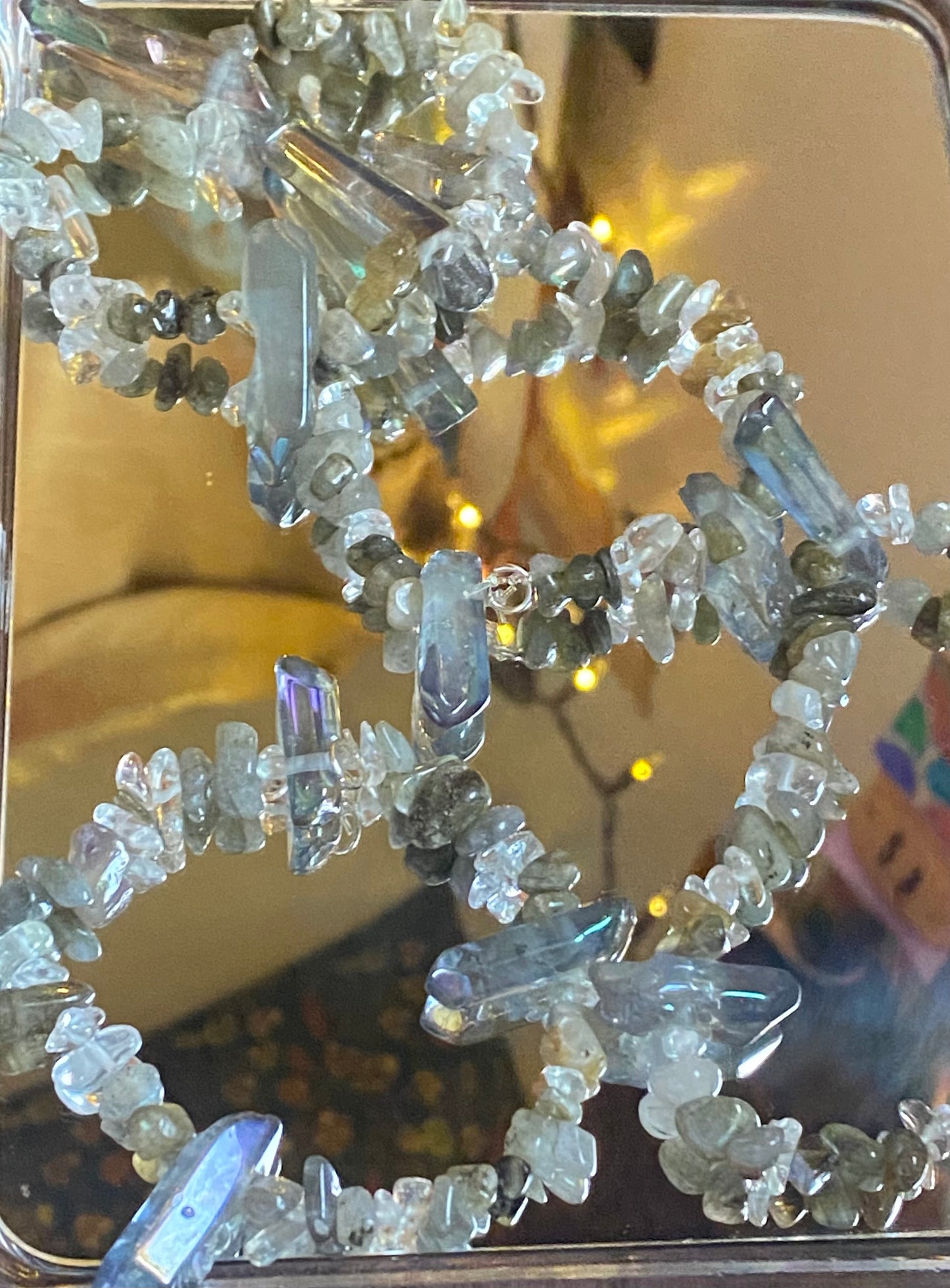 Grey & Titanium Crystal MIX