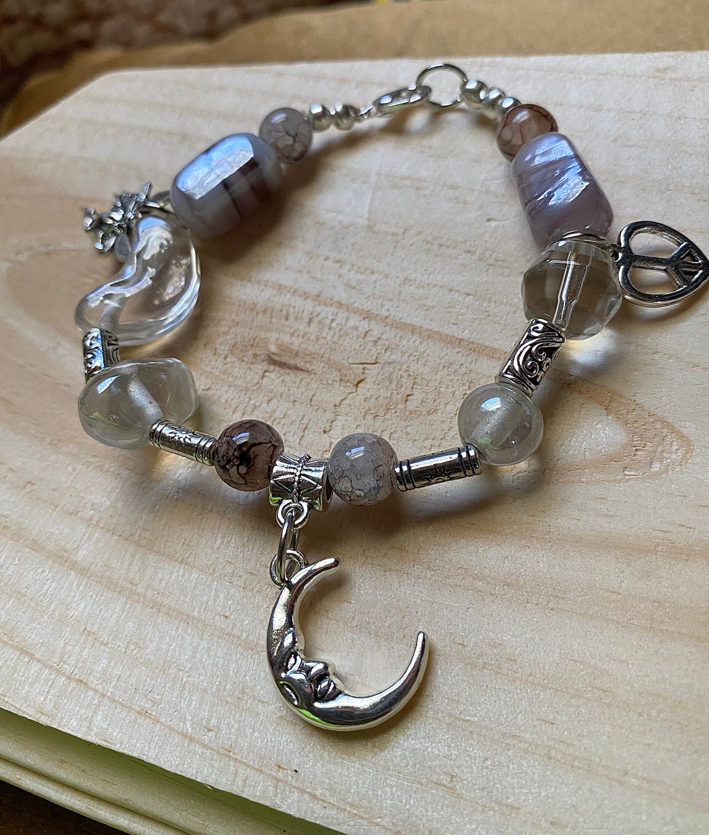 Clear Charm Bracelet