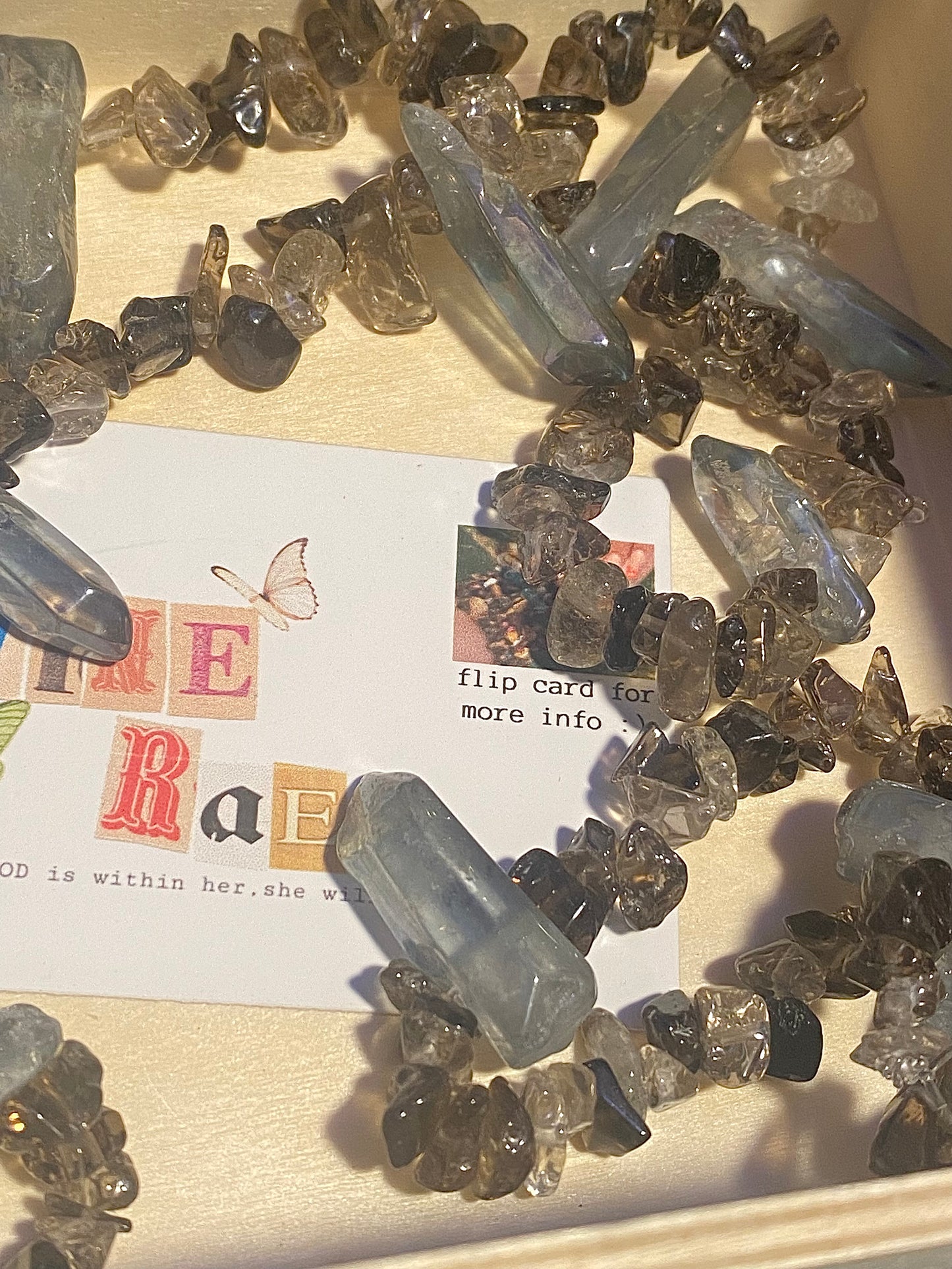 Smoky Topaz W/  Titanium Crystals