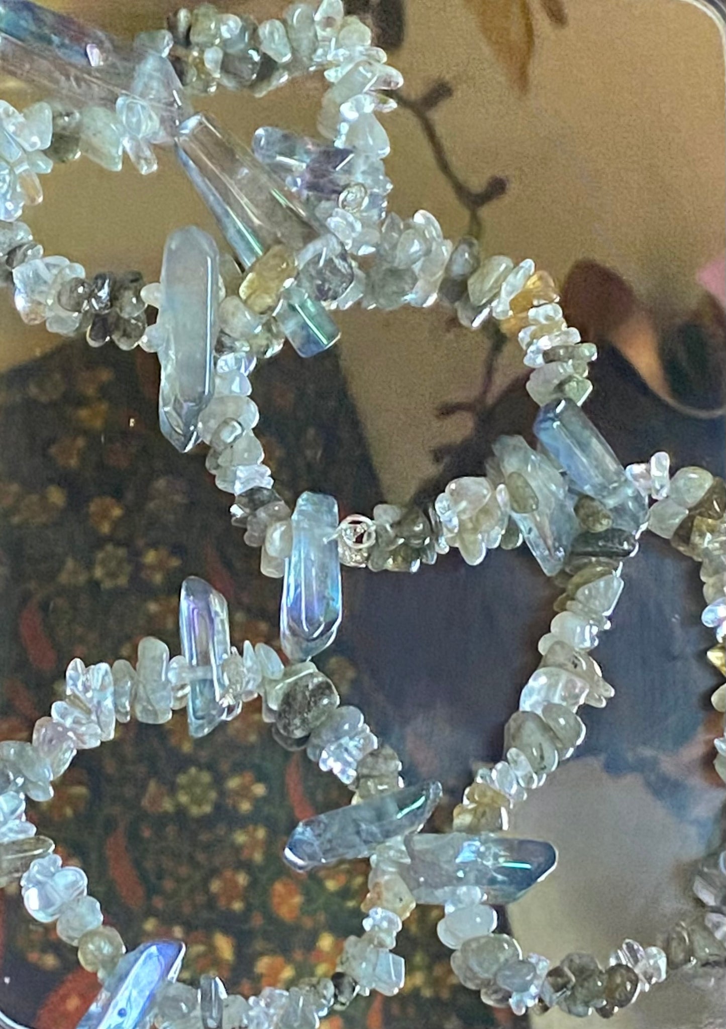 Grey & Titanium Crystal MIX