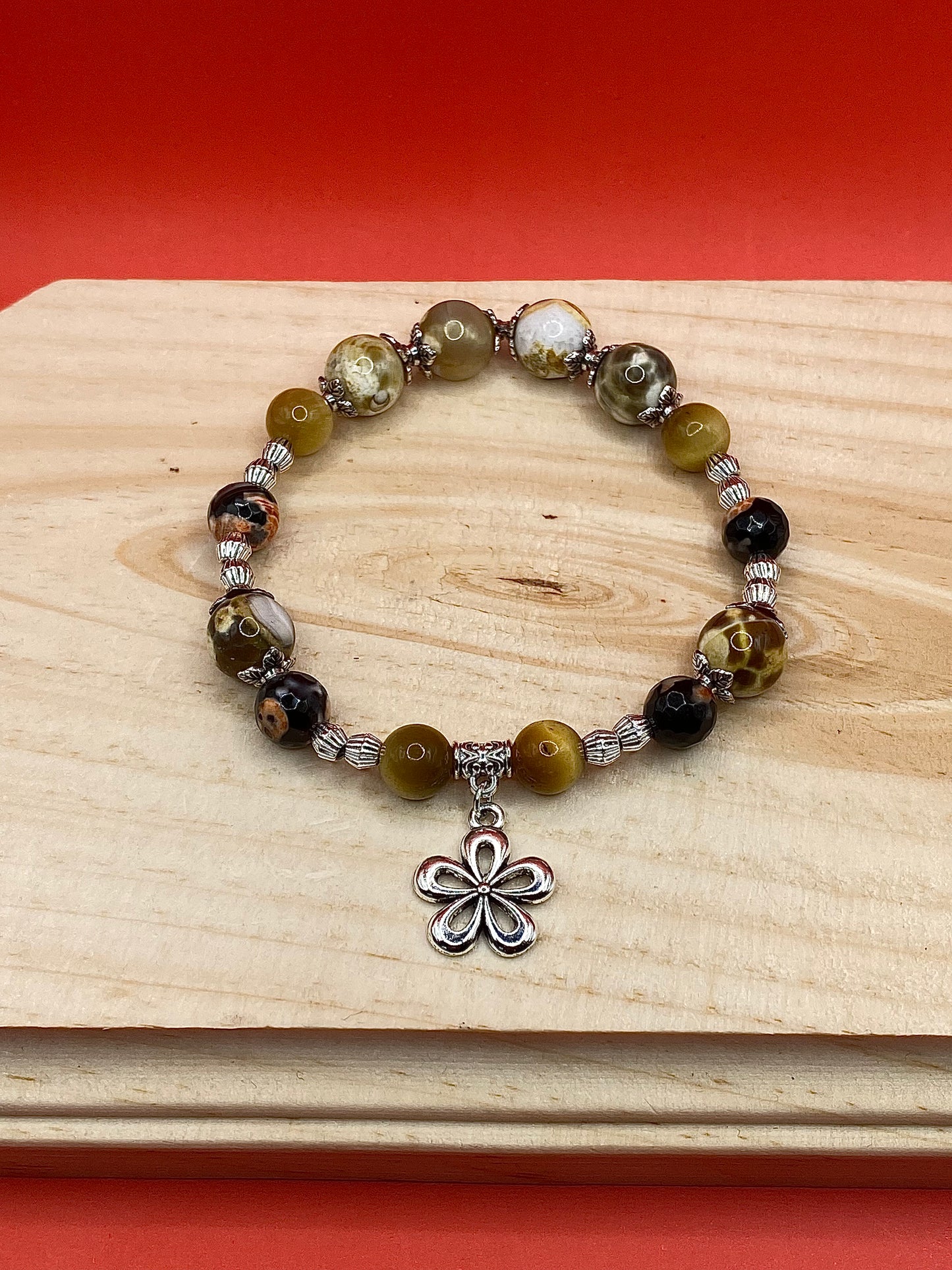 B&B Metallic Flower