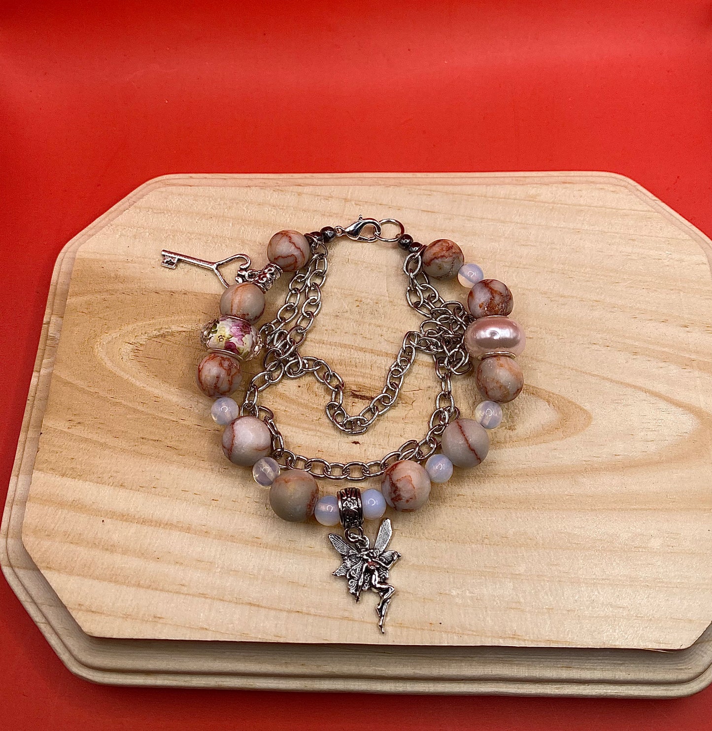 Pink Fairy W Double Chain