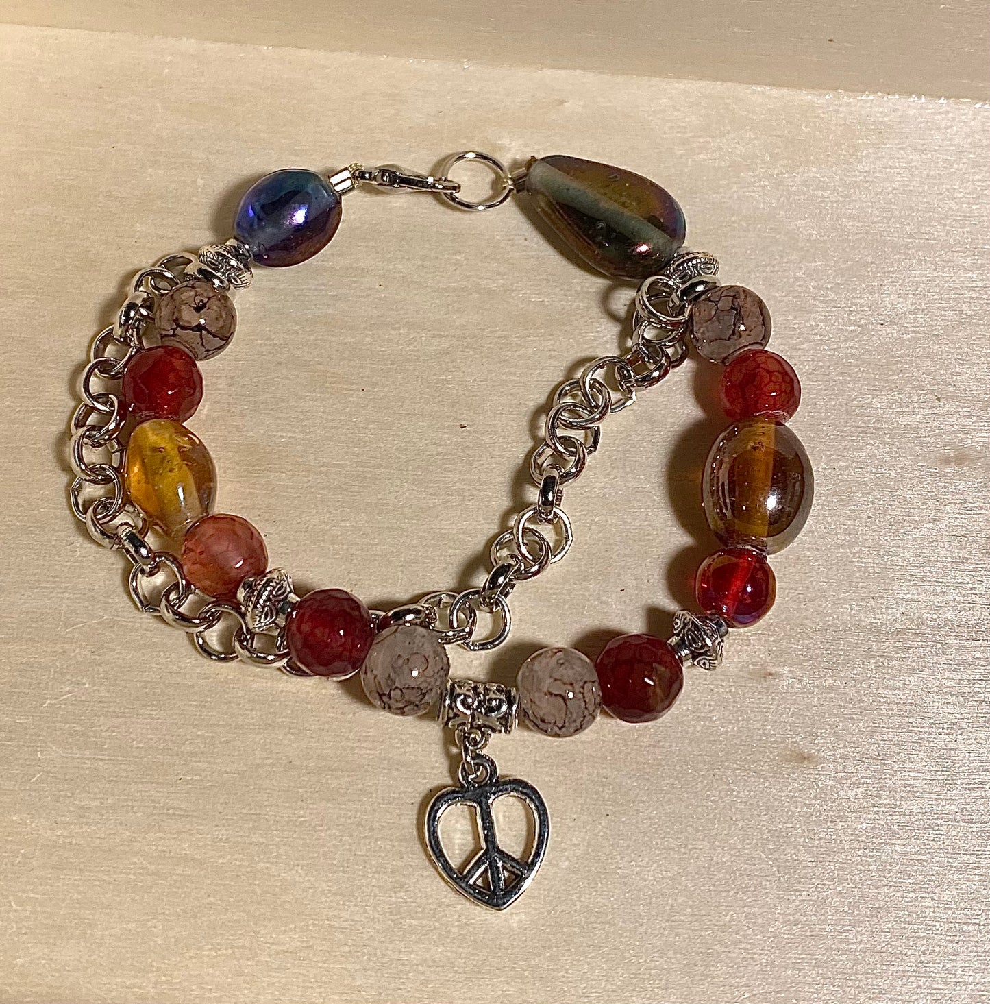 Multi-Color Peace Heart💓☮️