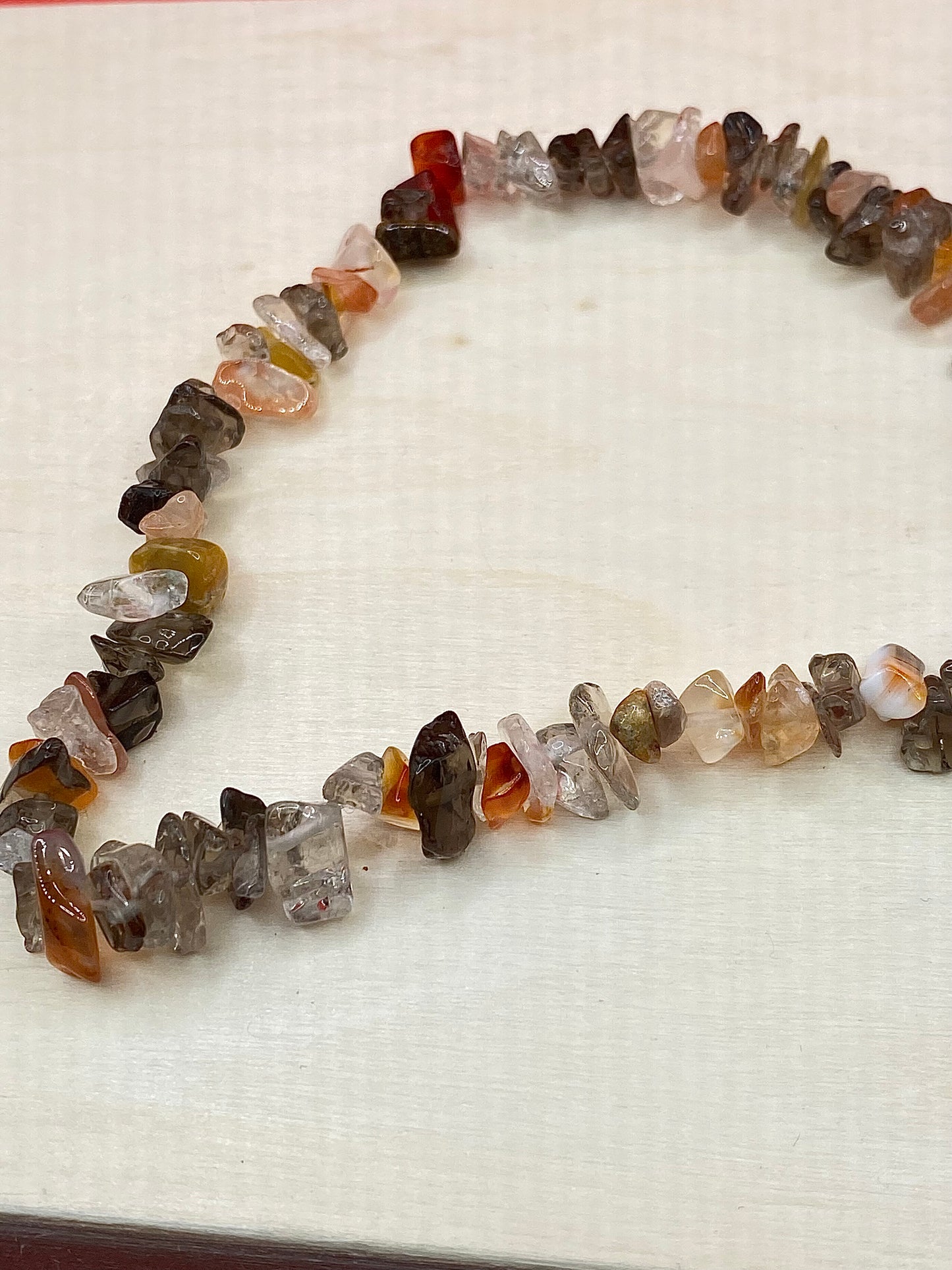 Carnelian x Smoky Topaz Choker