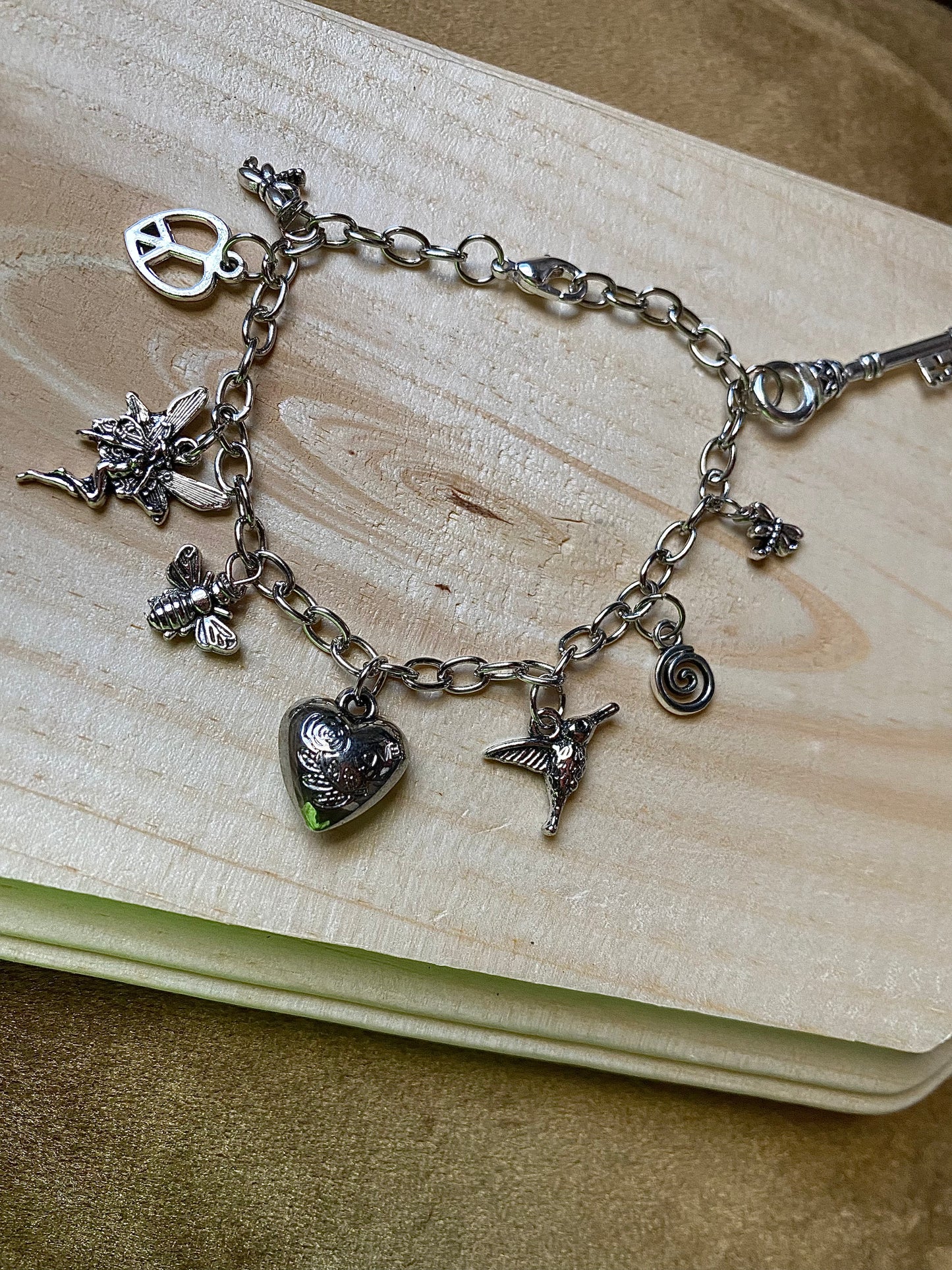 Silver Charm Bracelet
