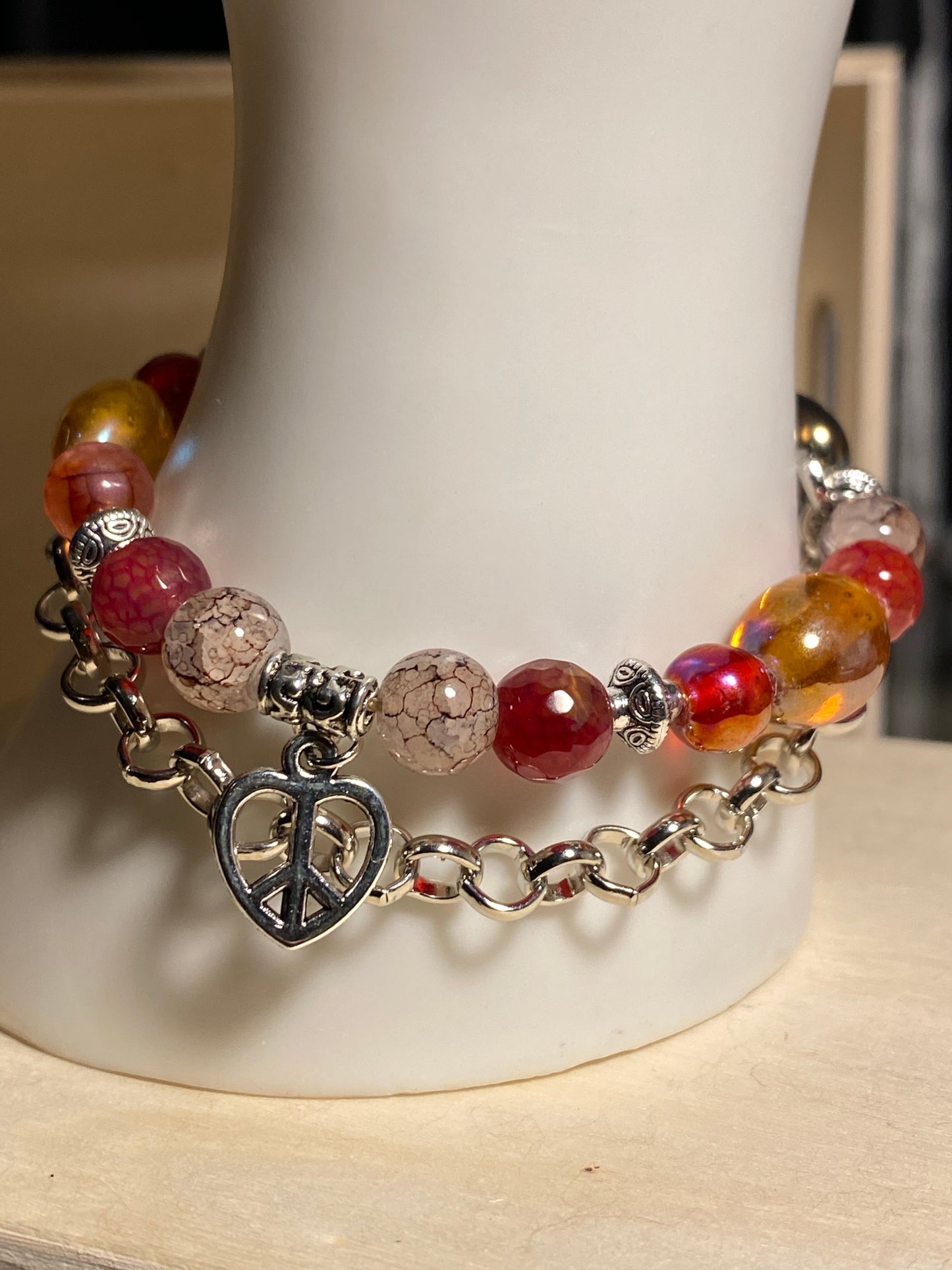 Multi-Color Peace Heart💓☮️