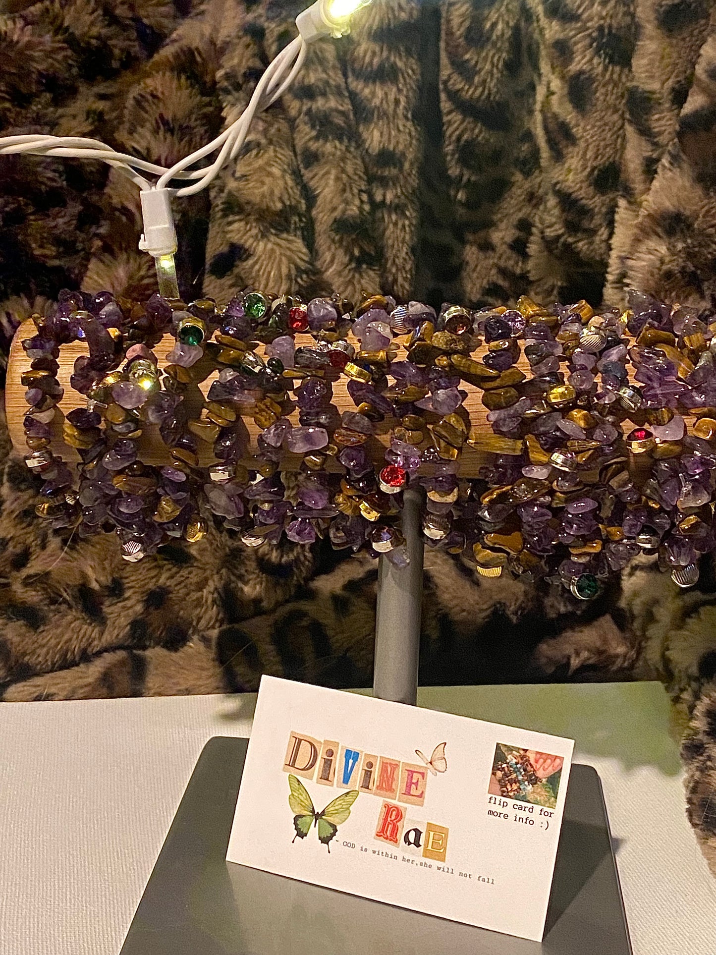 Amythest & Tiger Eyes Bead Mix