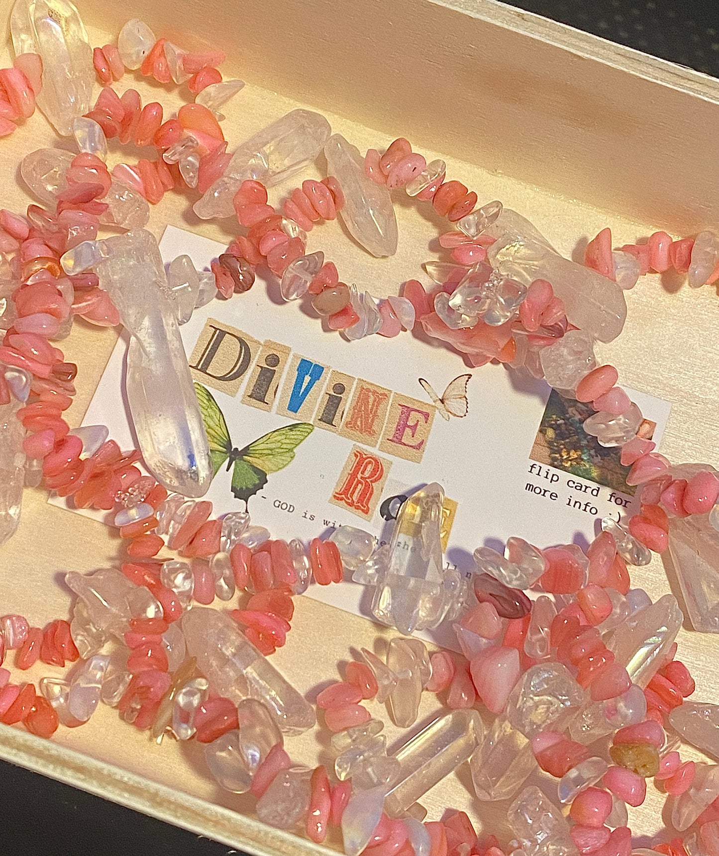 Pink&Opal w/ Crystals