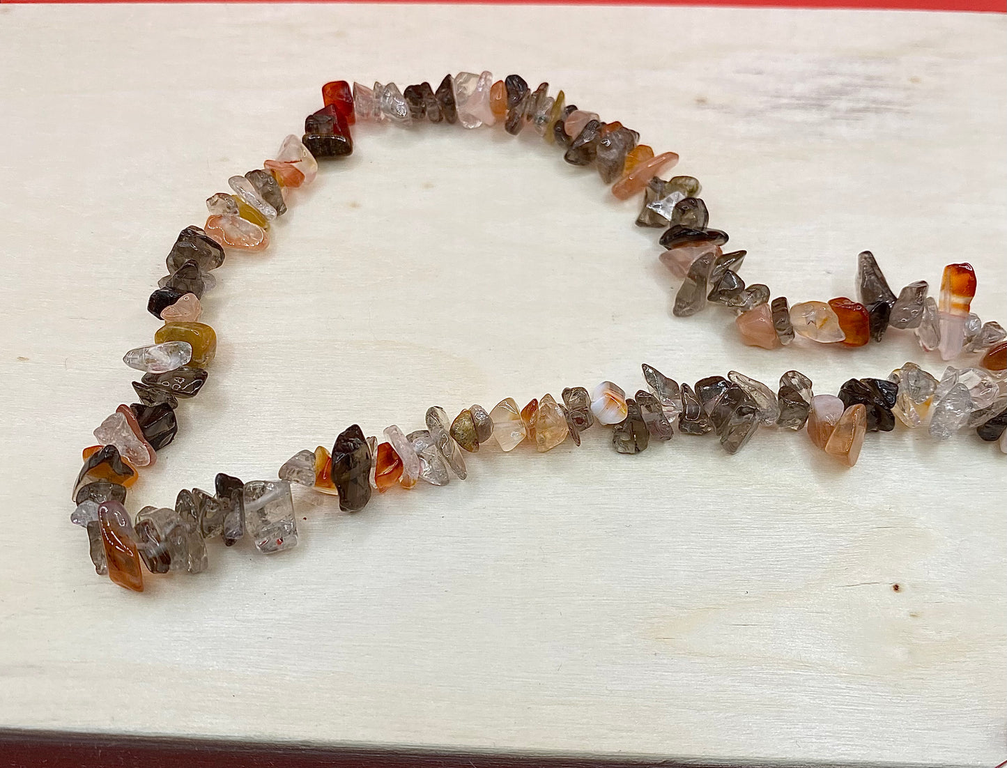 Carnelian x Smoky Topaz Choker