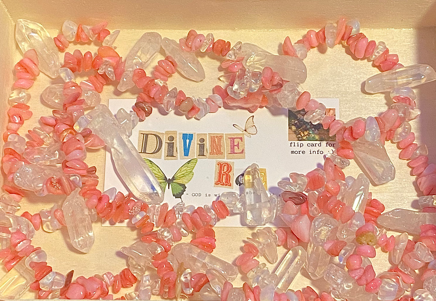 Pink&Opal w/ Crystals