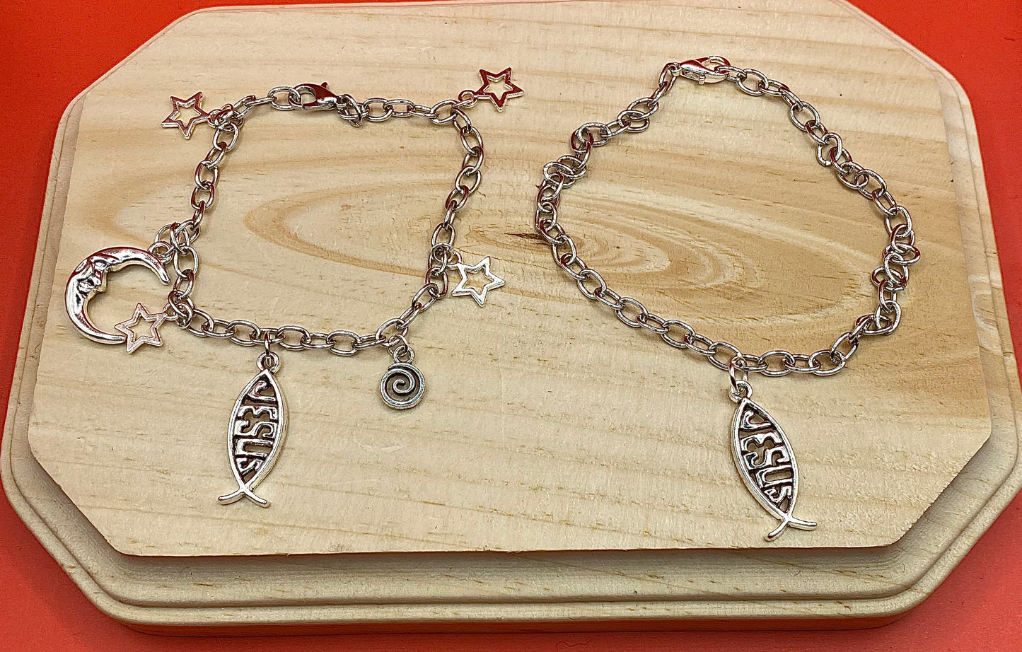 Jesus Charm bracelet & anklet