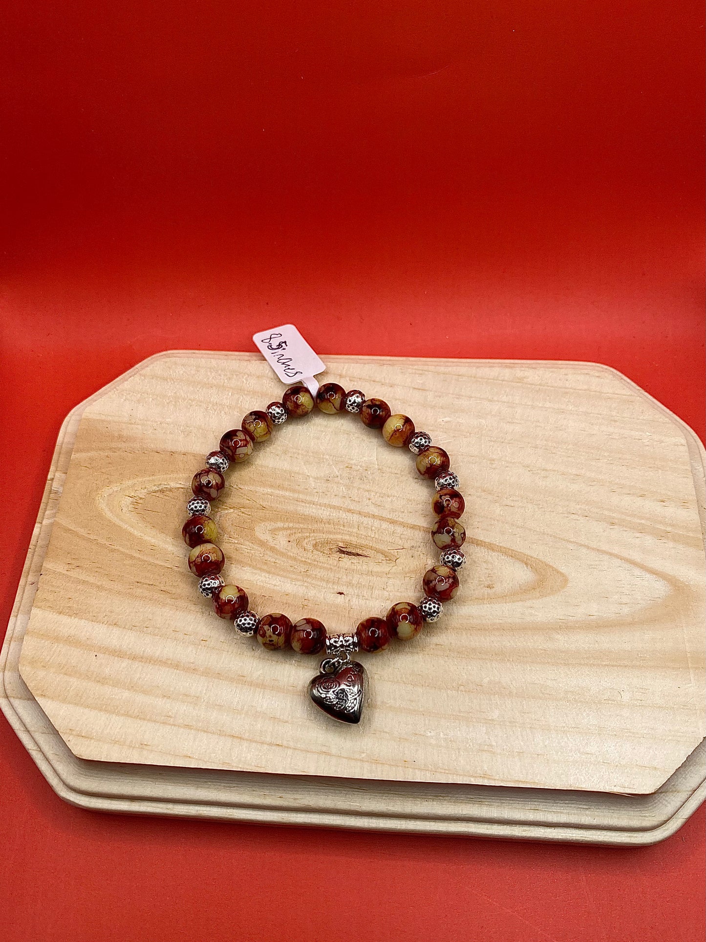 Metallic Cheesecake Heart