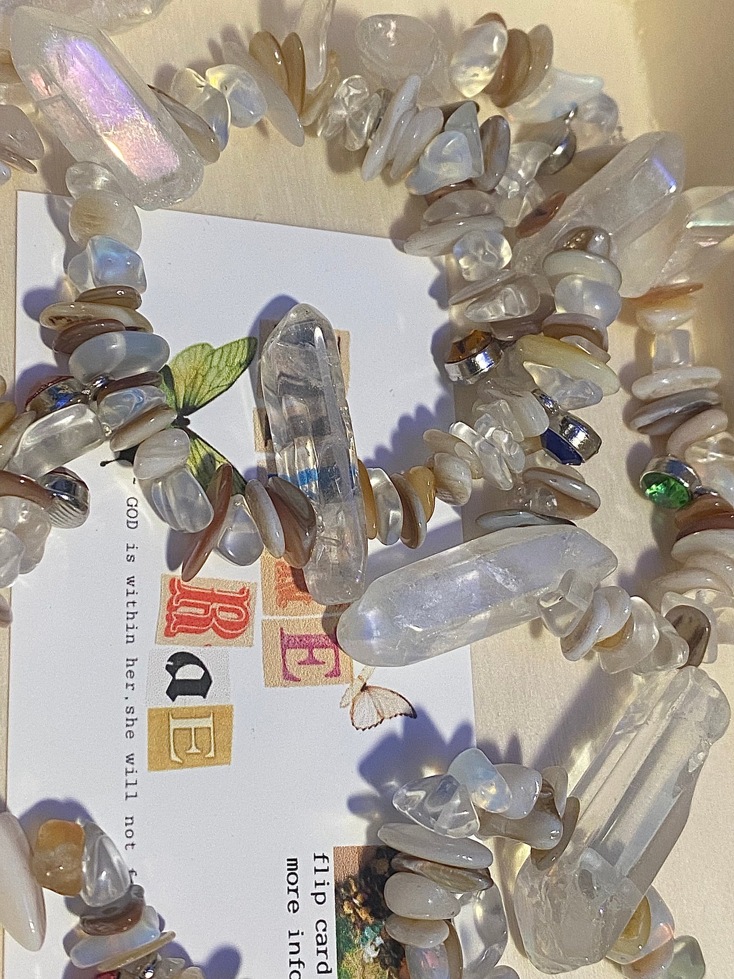 Opal & Brown W/ Crystals