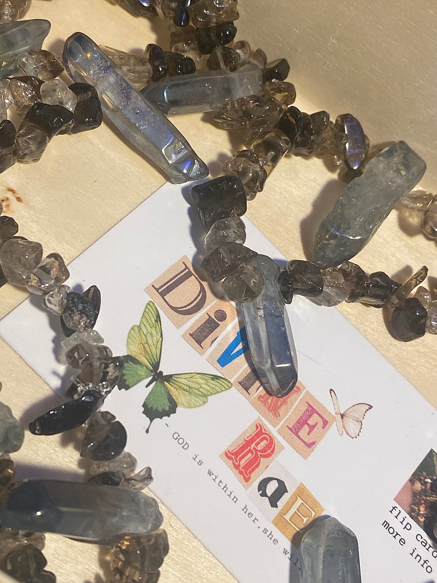 Smoky Topaz W/  Titanium Crystals