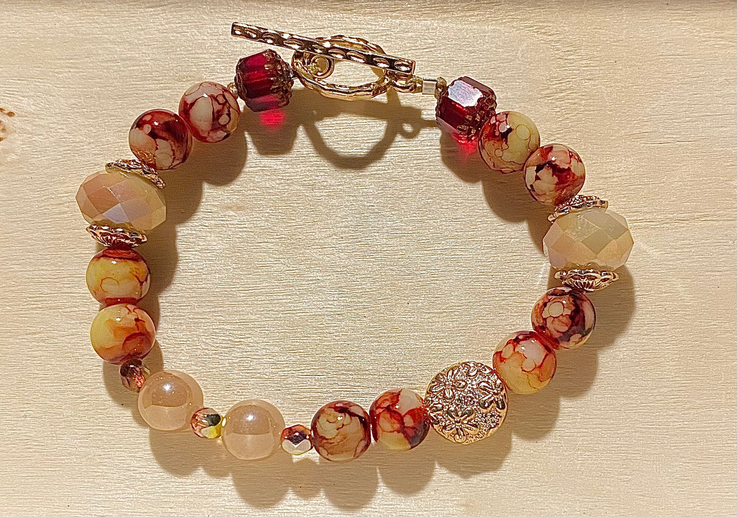 Golden Red Bracelet