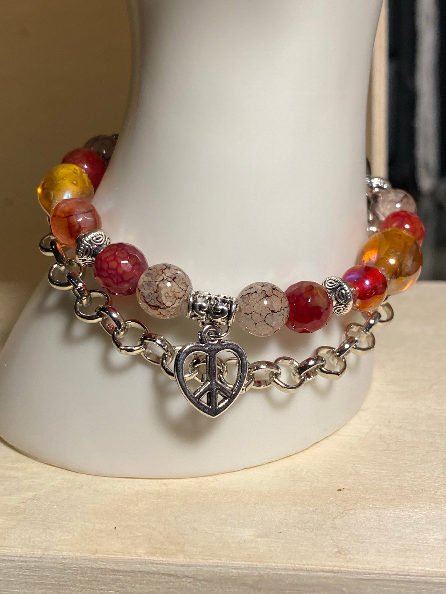 Multi-Color Peace Heart💓☮️