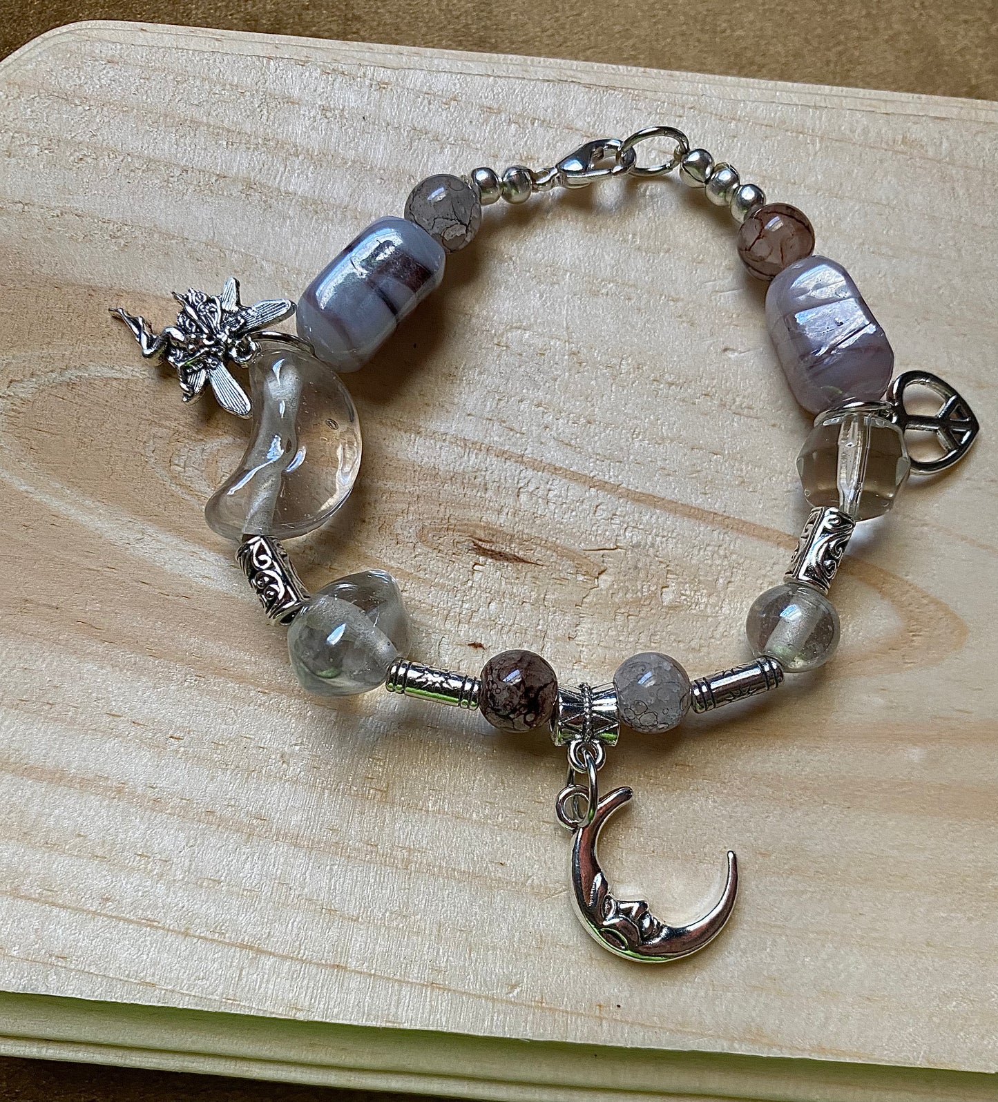 Clear Charm Bracelet