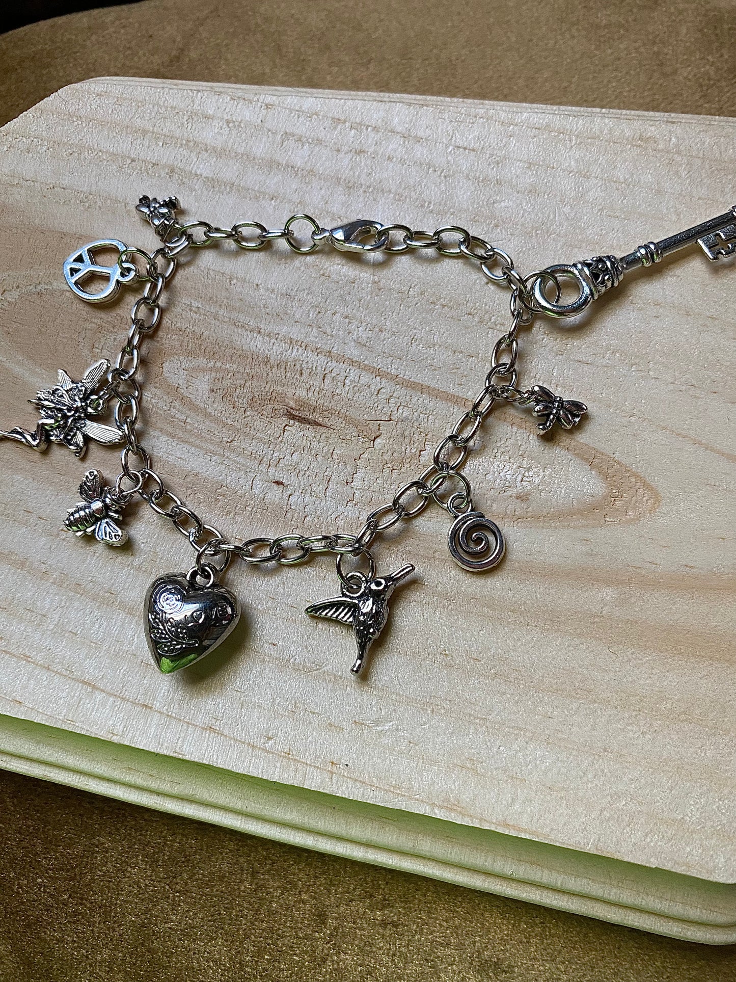 Silver Charm Bracelet