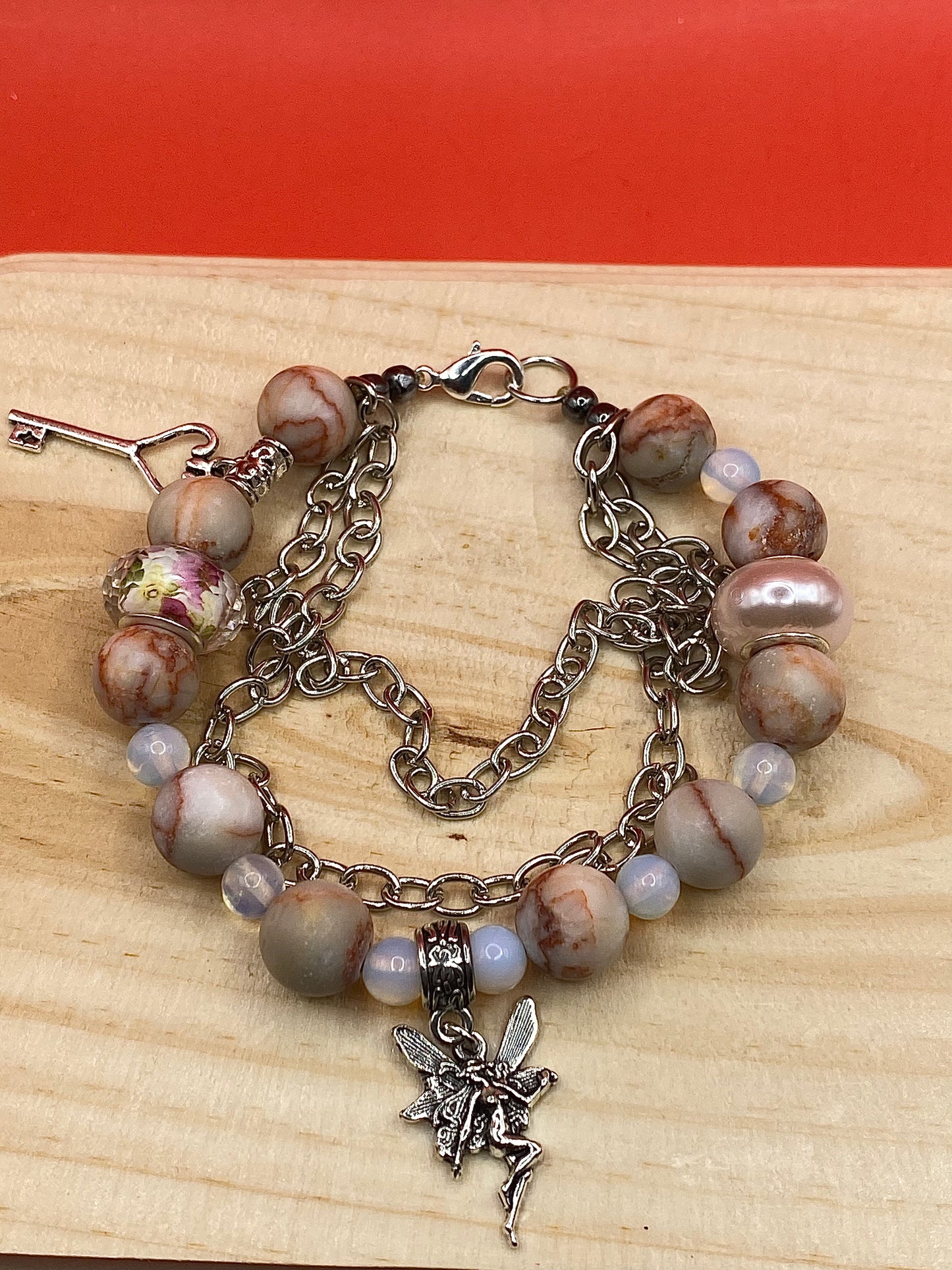 Pink Fairy W Double Chain