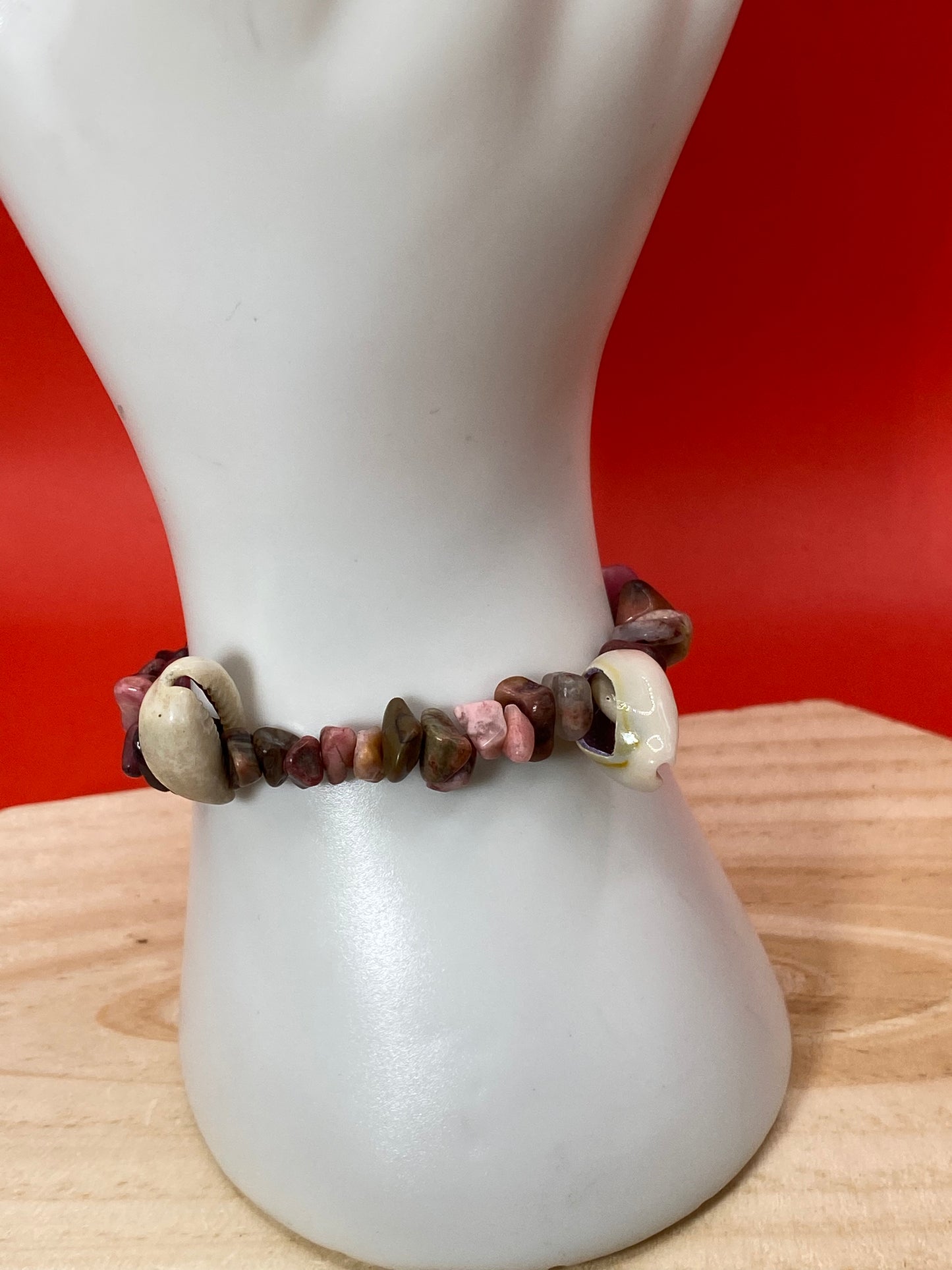 Rhodonite (W/seashells)