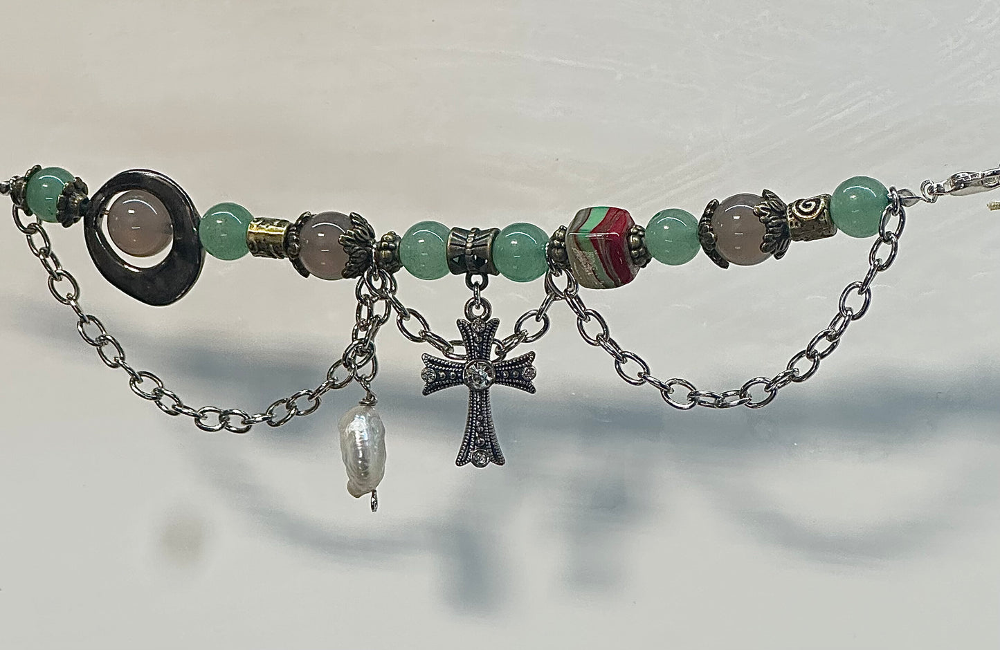 Aventurine w/ Cross