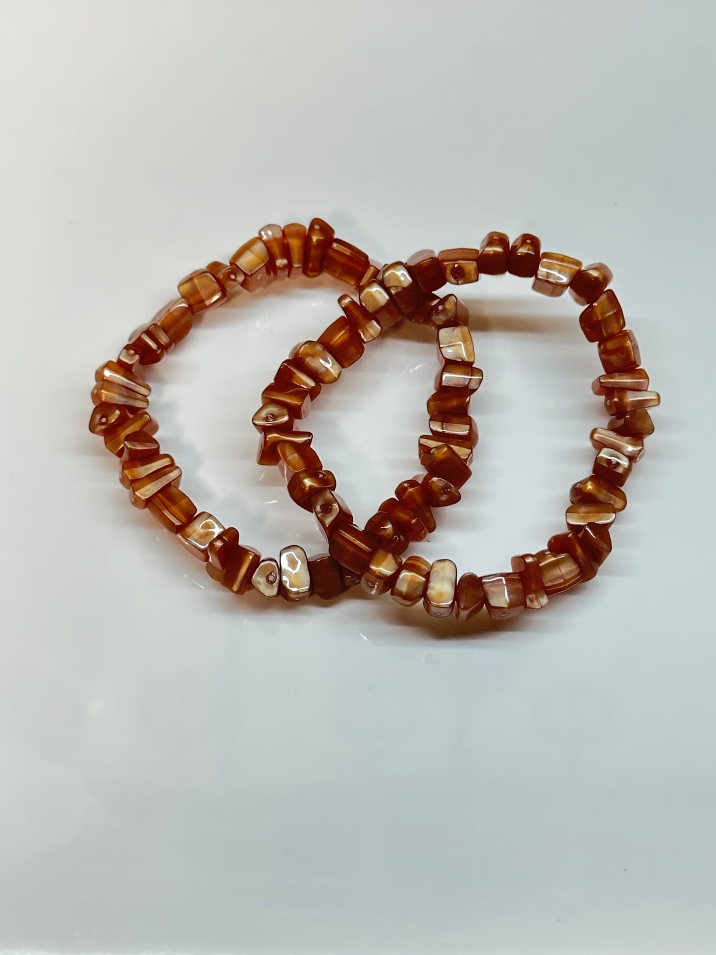 Orange Imitation Gemstone