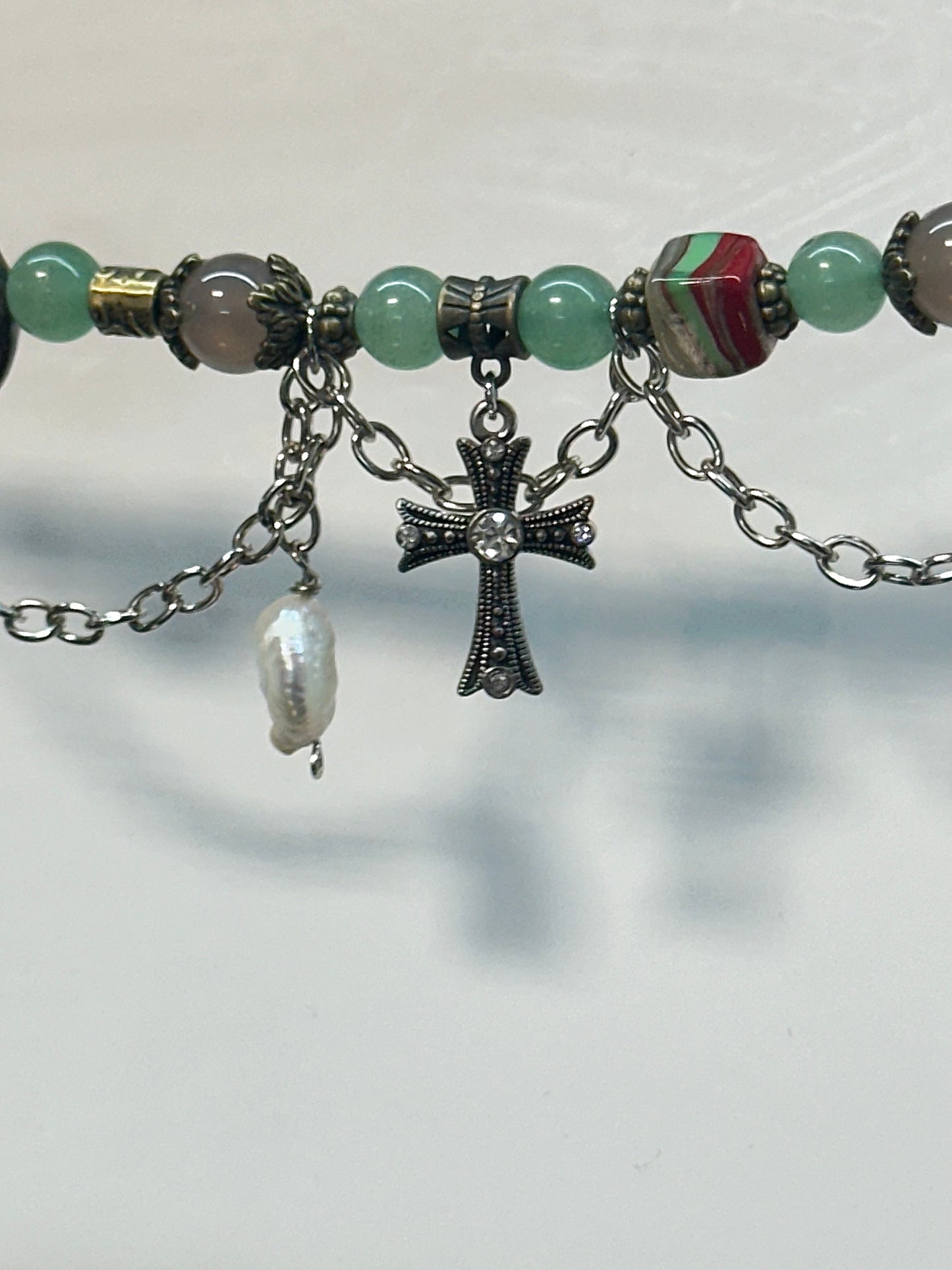 Aventurine w/ Cross