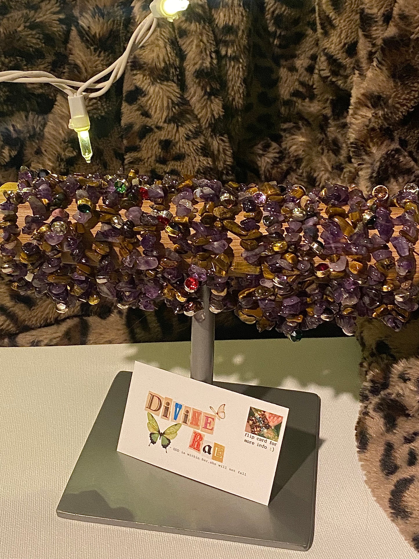 Amythest & Tiger Eyes Bead Mix