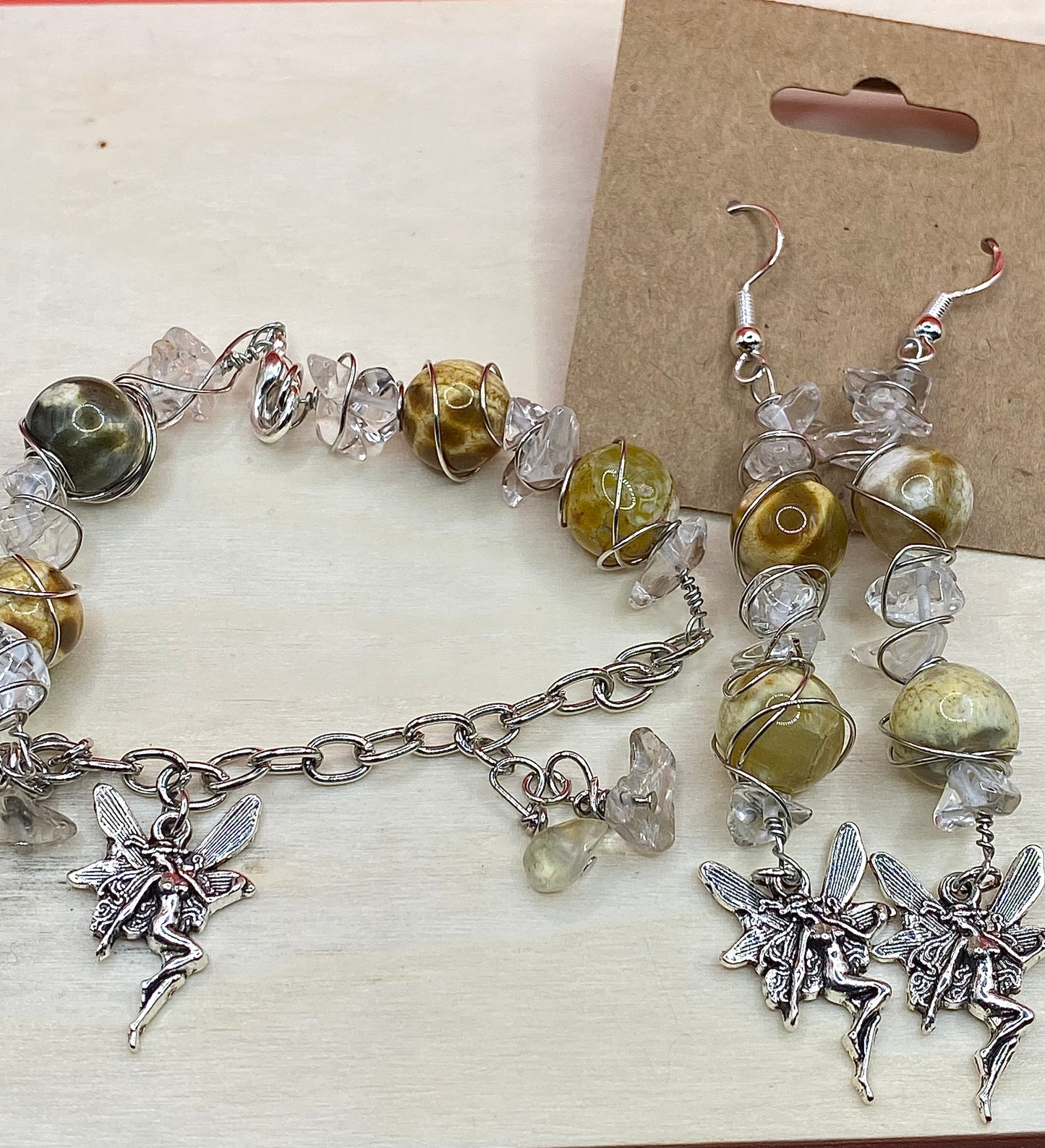 Fairy Bracelet x Earrings Set 🧚🏾