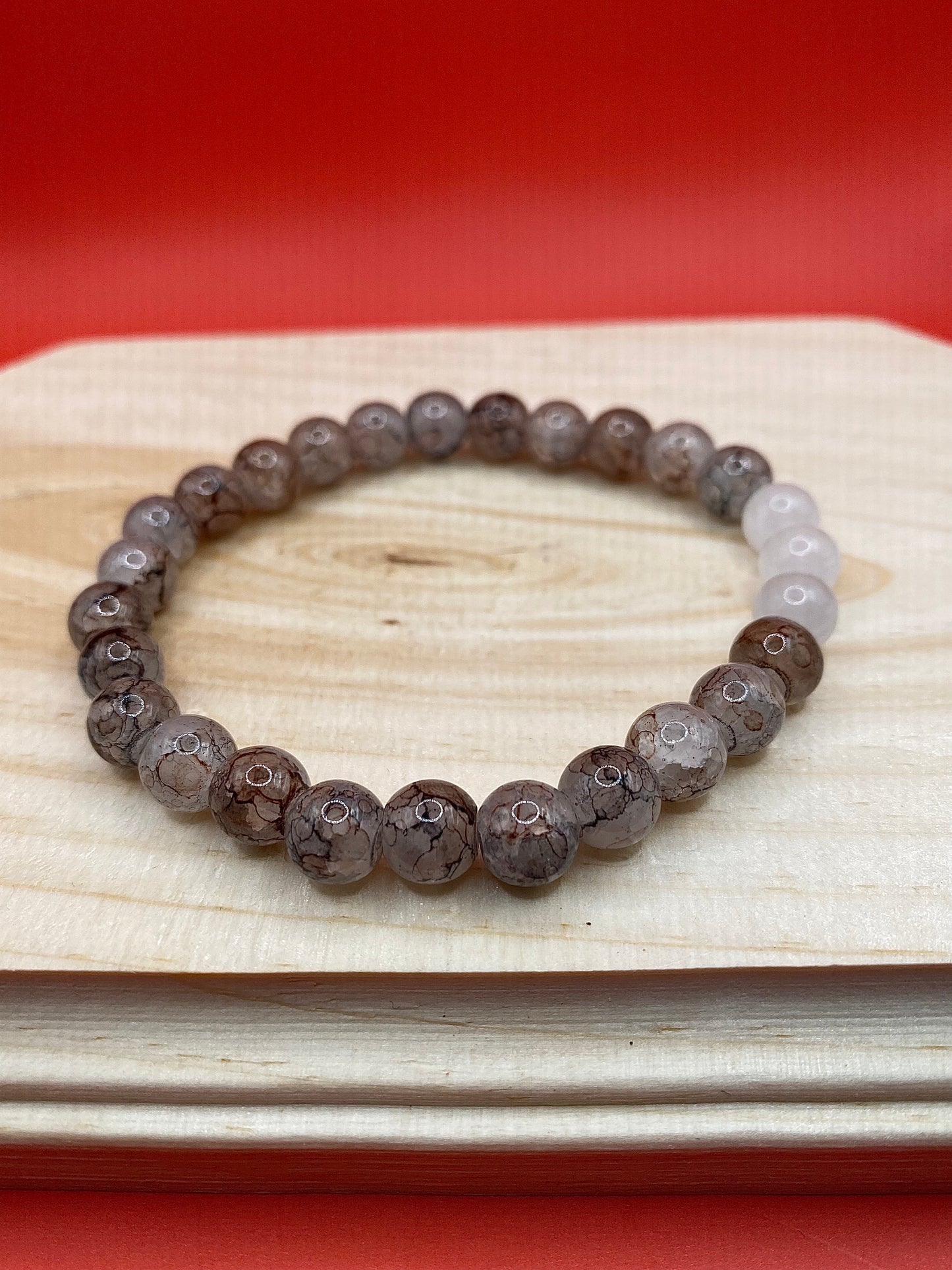 Grey Crackle x White Jade