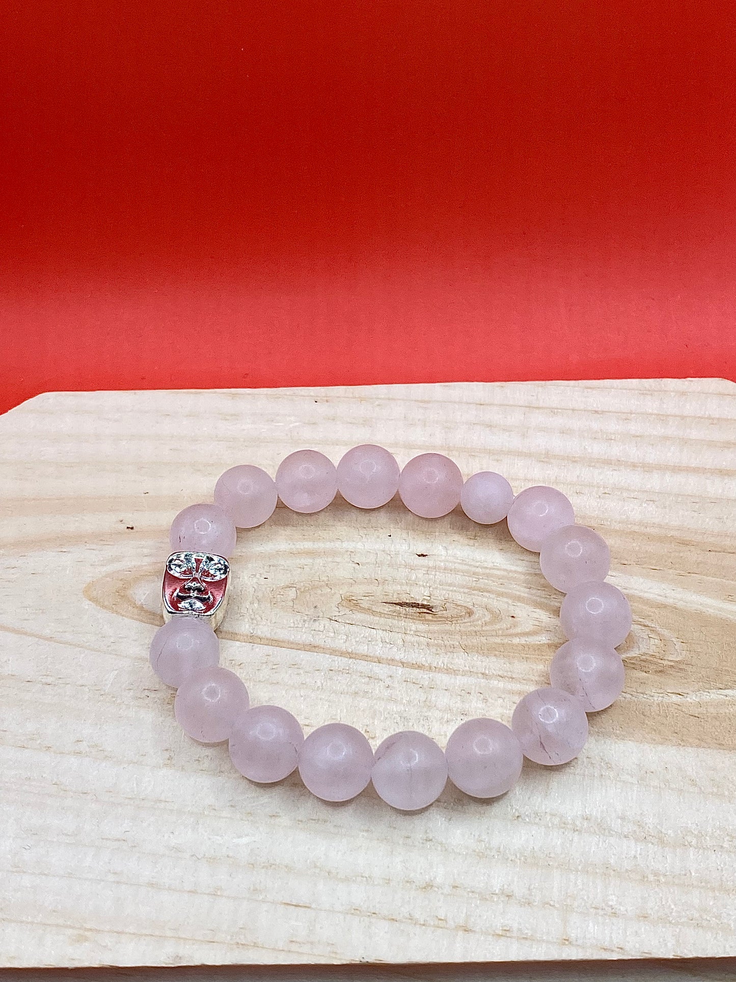 Frosty Rose Quartz Face