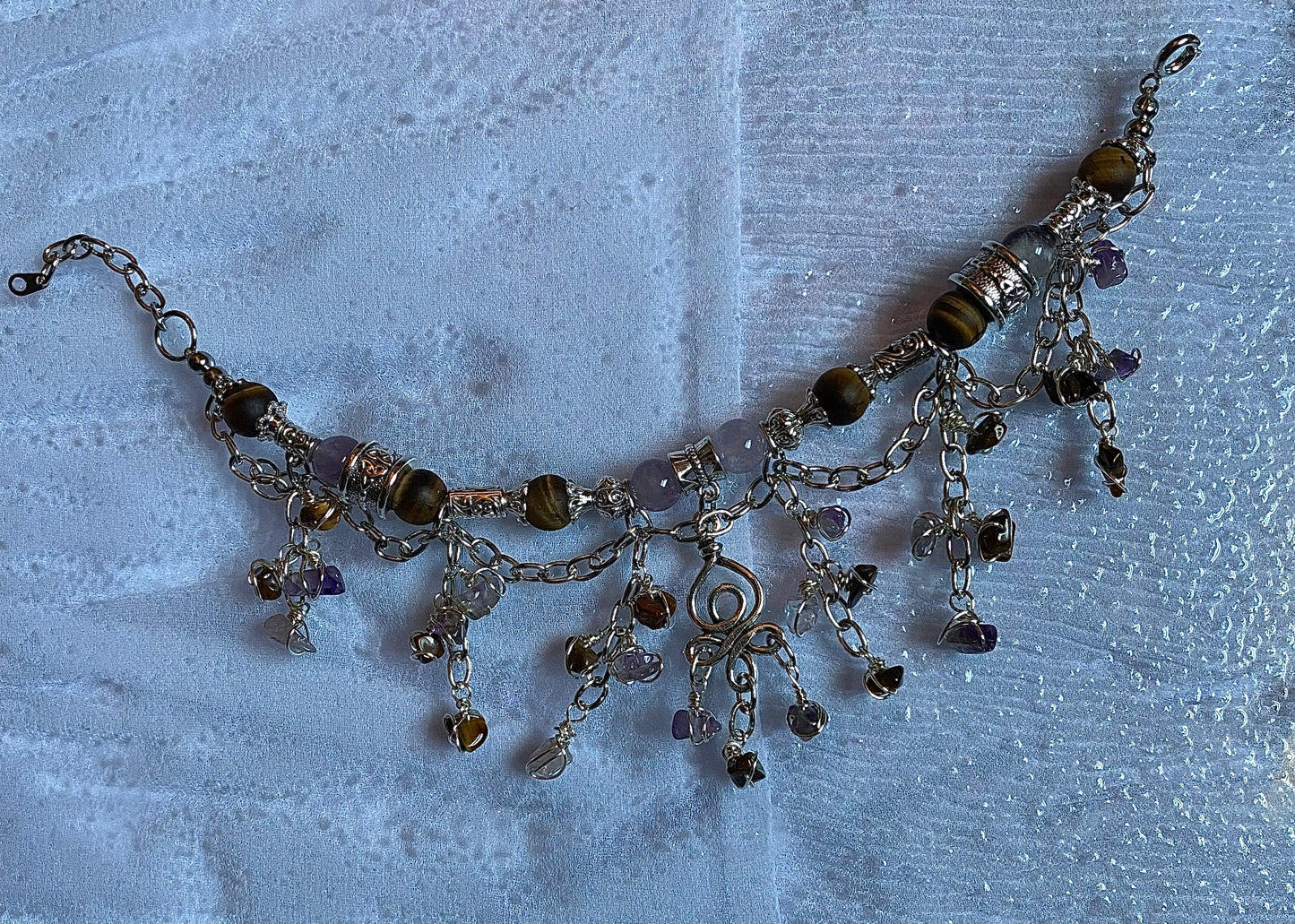 Tiger Eye X Amethyst