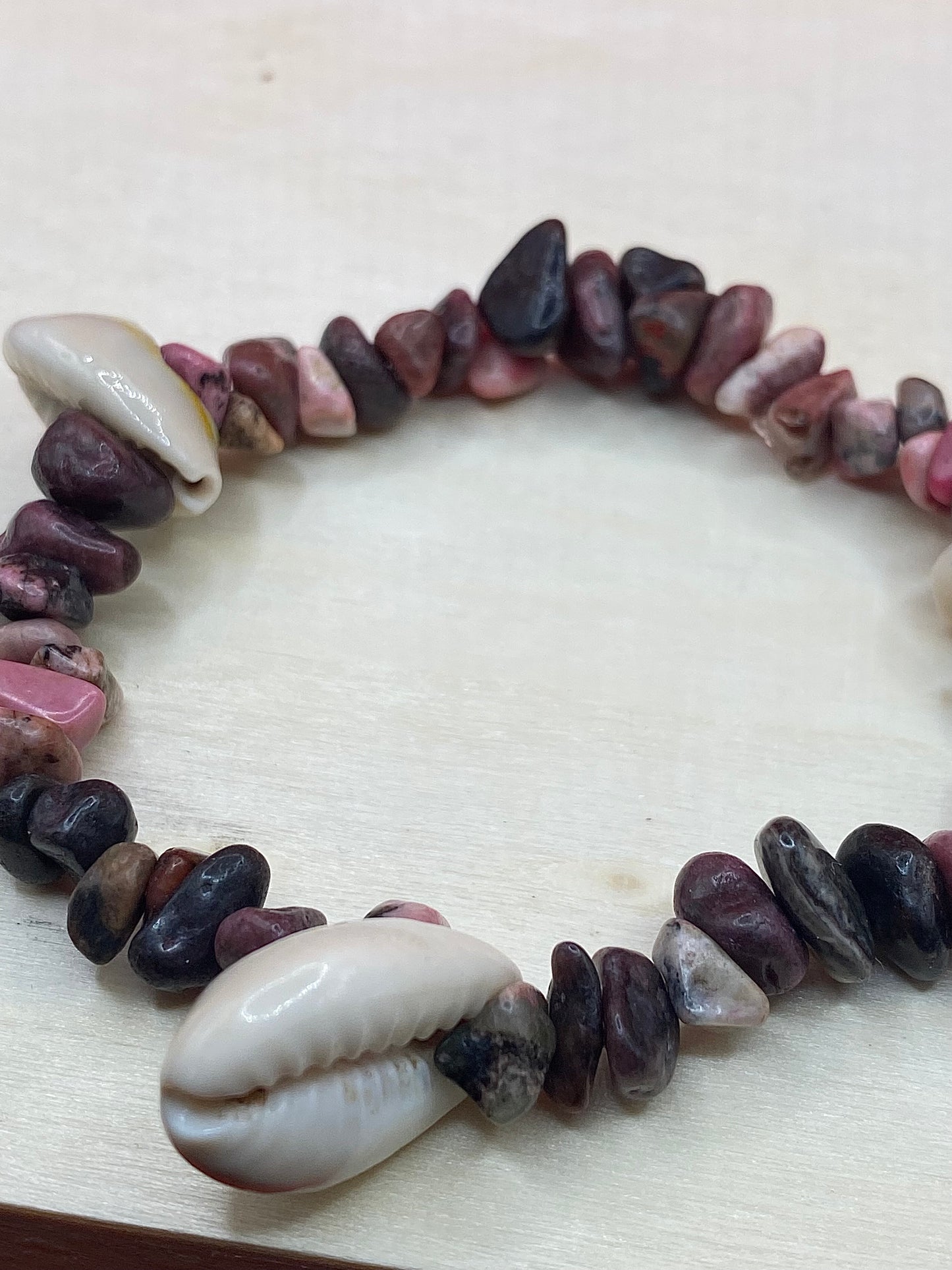 Rhodonite W/Seashells