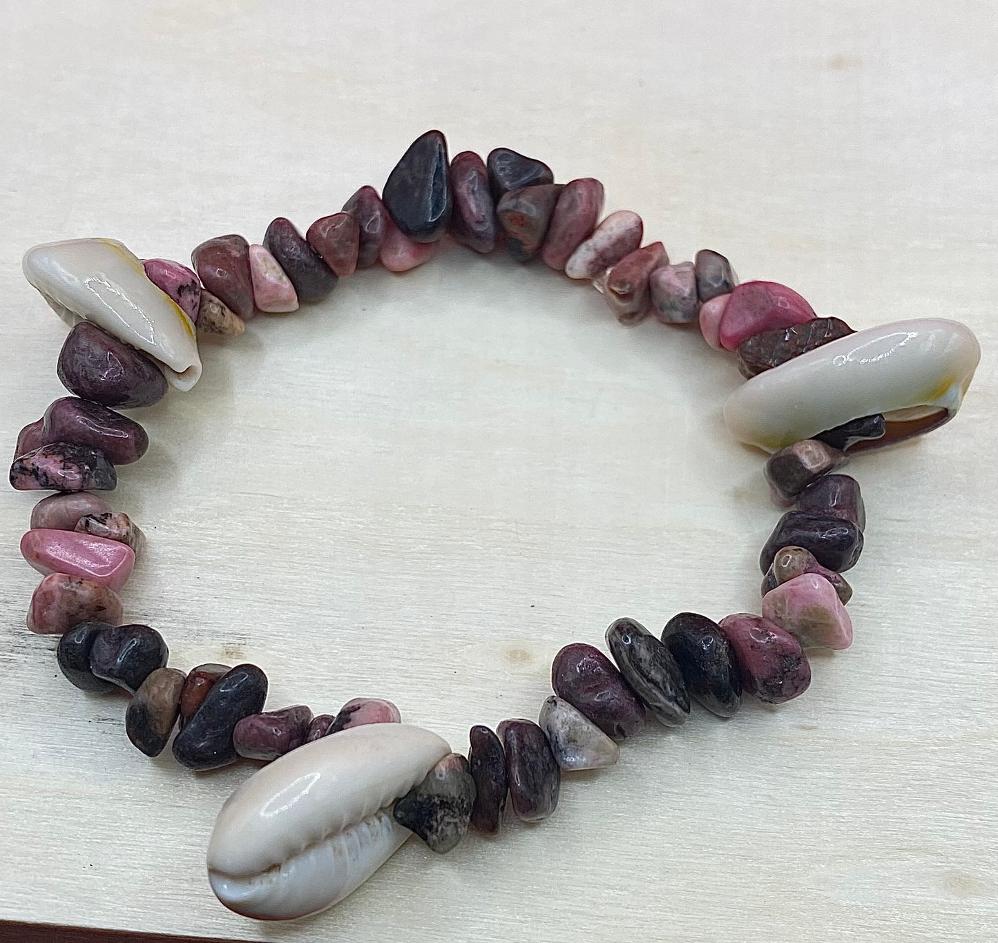 Rhodonite W/Seashells