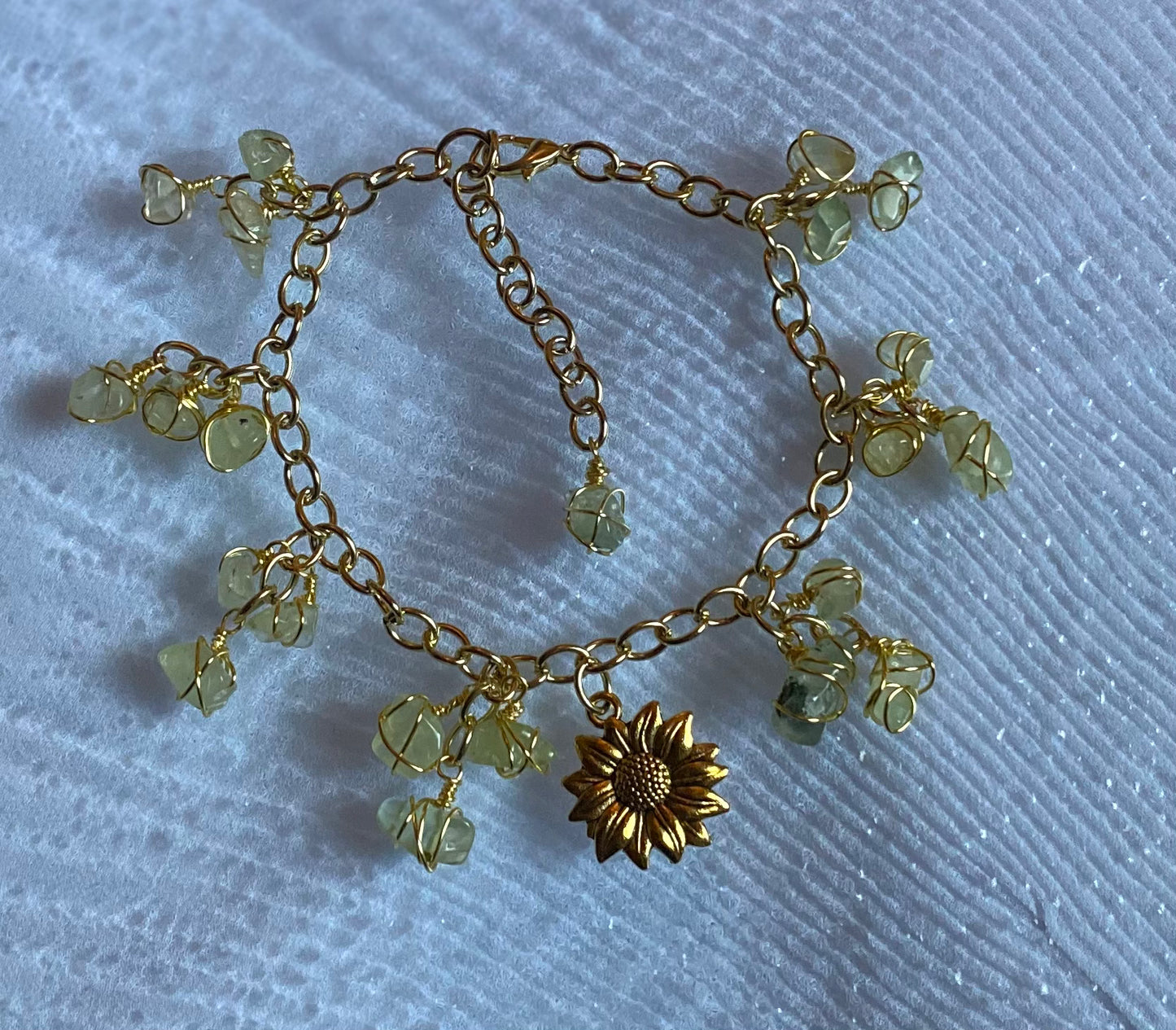 Prehnite Sunflower
