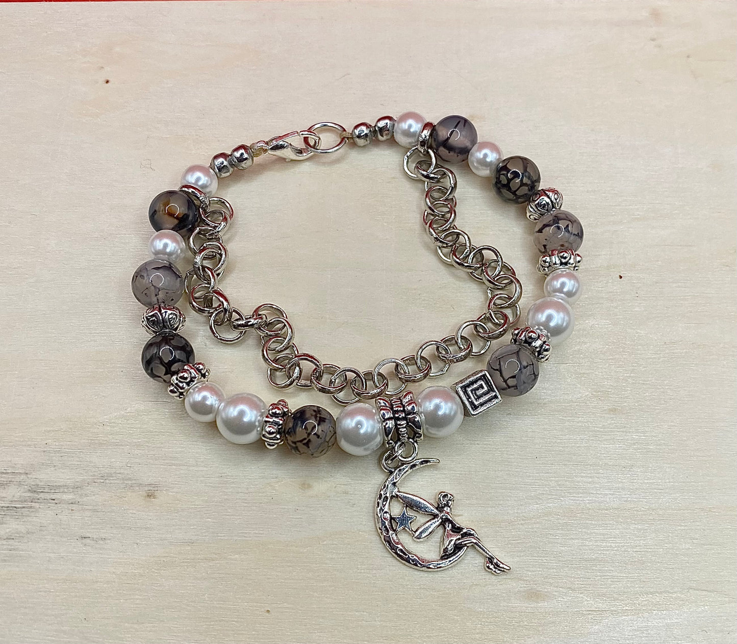 Crackle Metal Fairy Bracelet