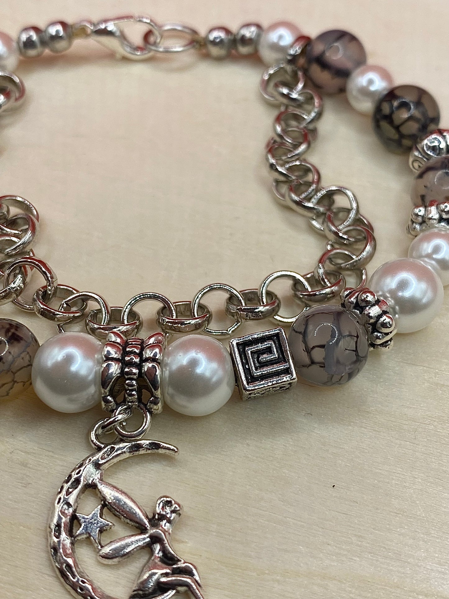 Crackle Metal Fairy Bracelet