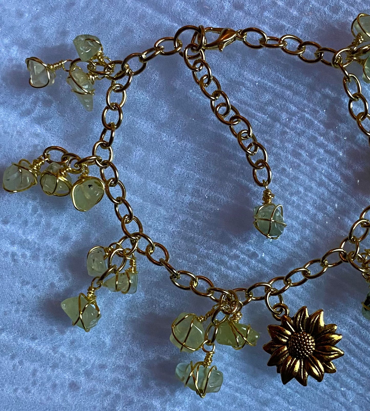 Prehnite Sunflower