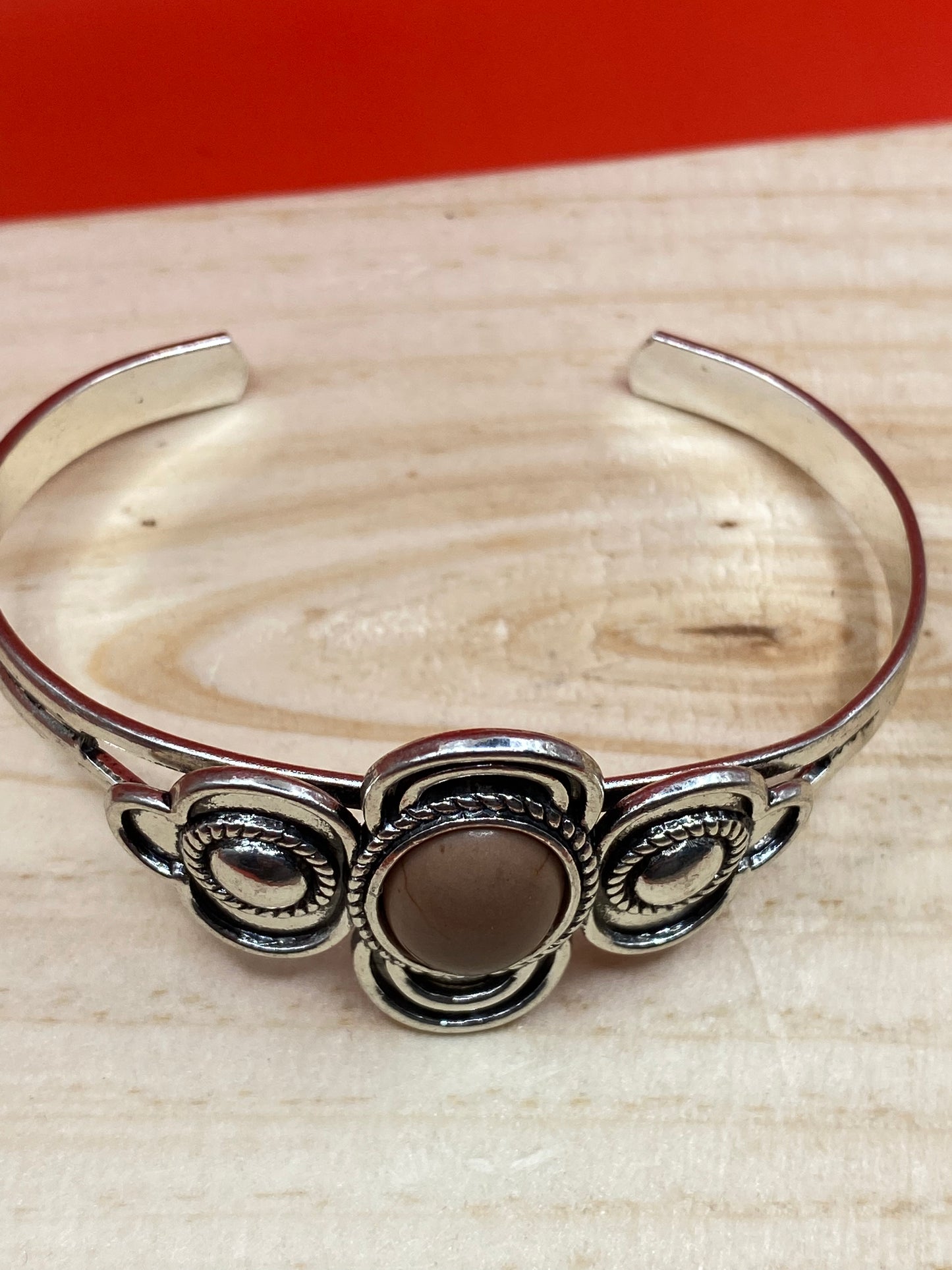 Brown Stone Cuff