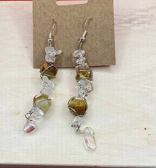 Wire Wrapped Earrings