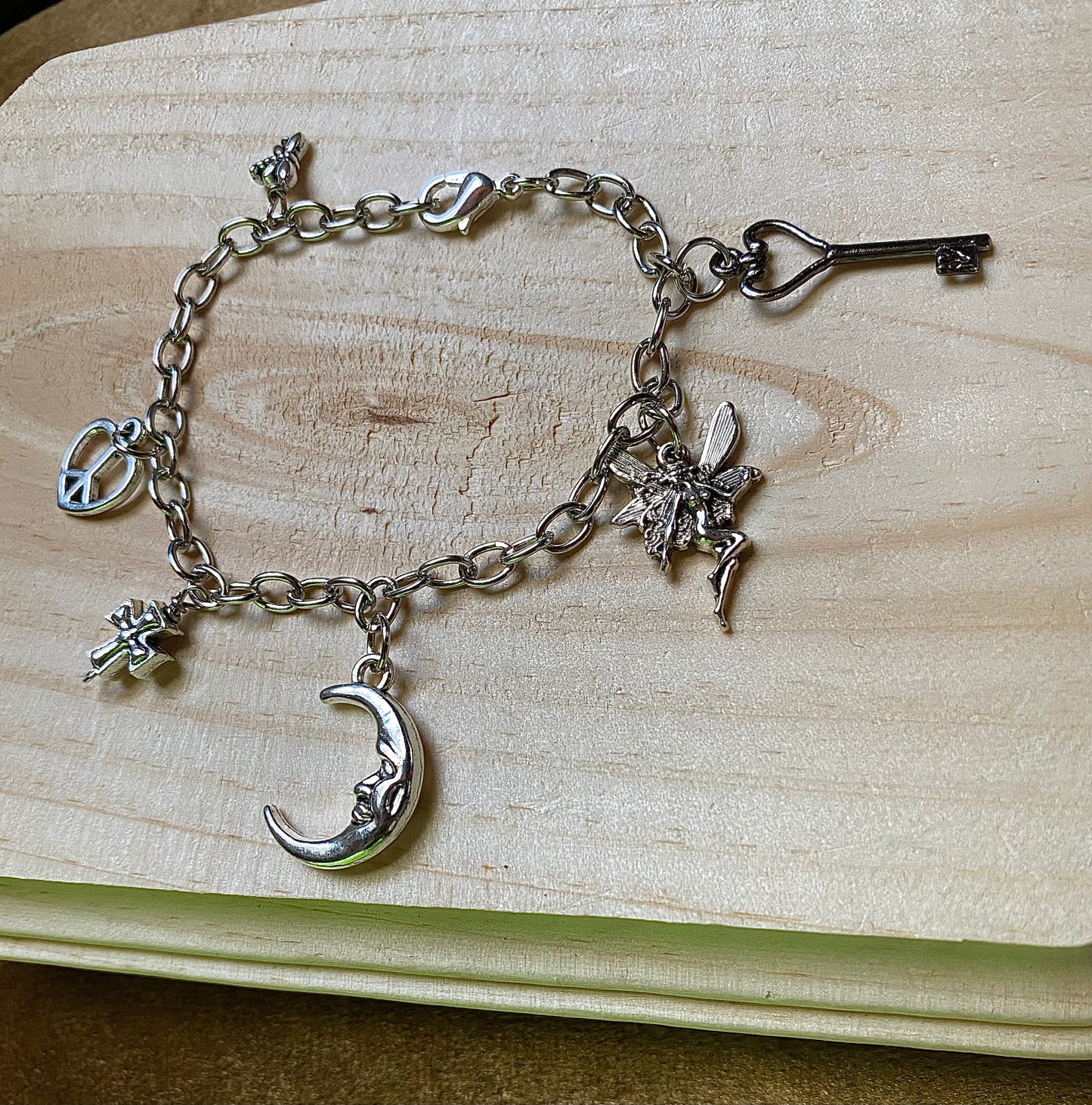 Moon Charm Bracelet