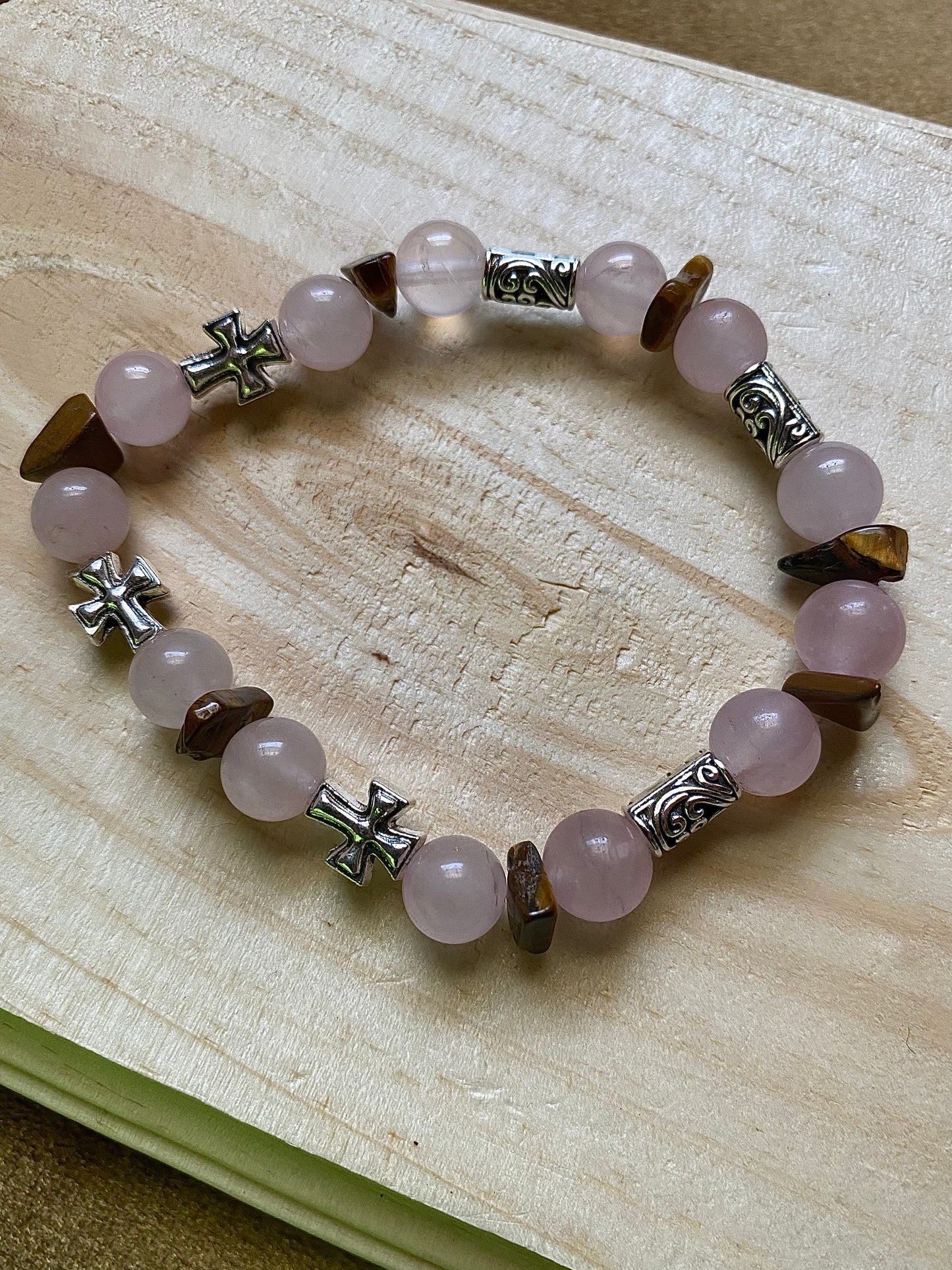 Tiger Eye X Rose Quartz